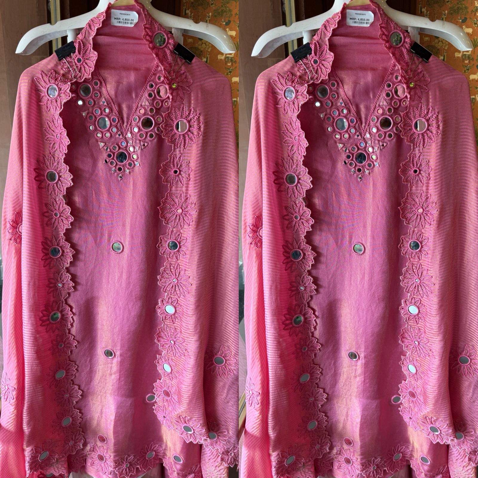 Shimmer tissue unstitched Suits