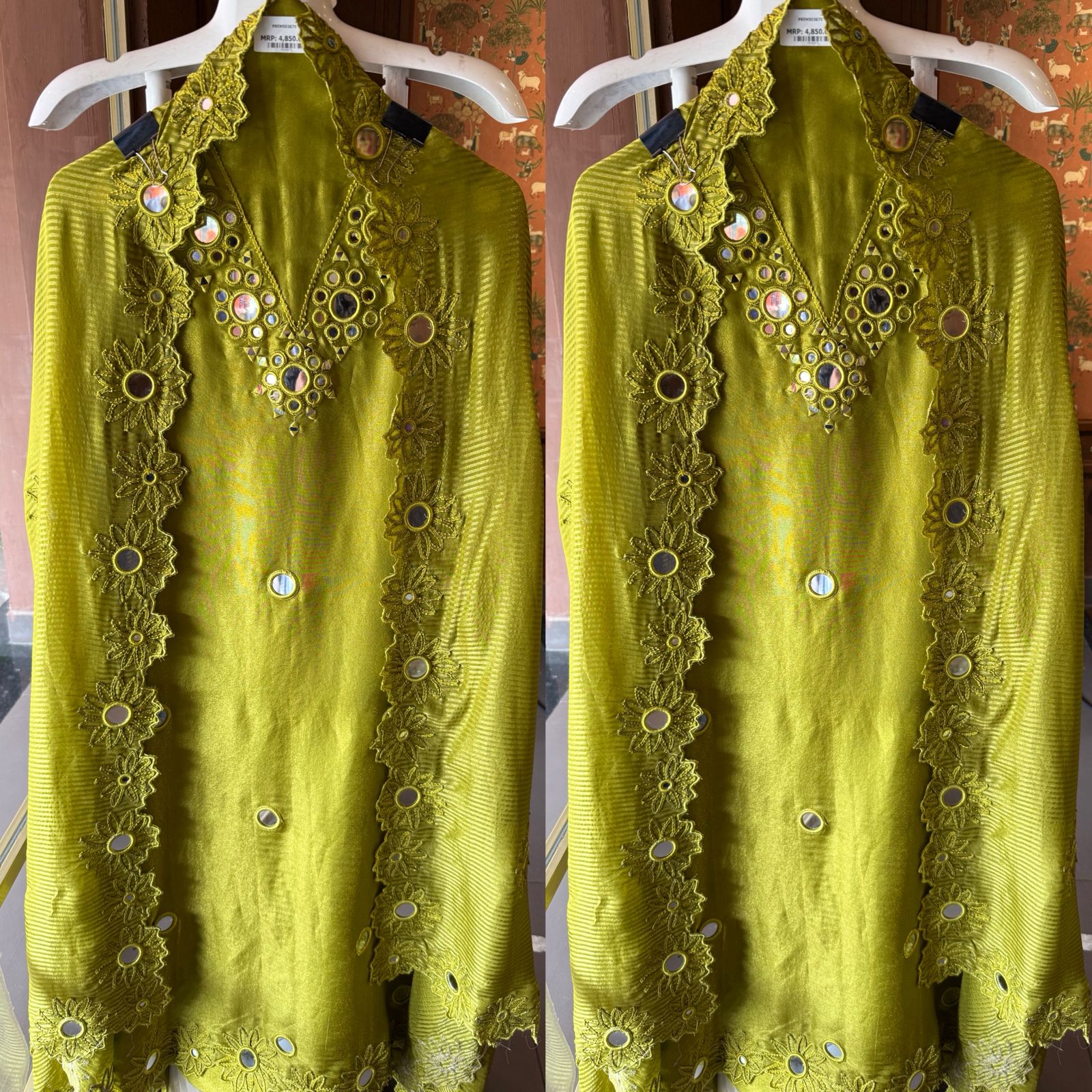 Shimmer tissue unstitched Suits