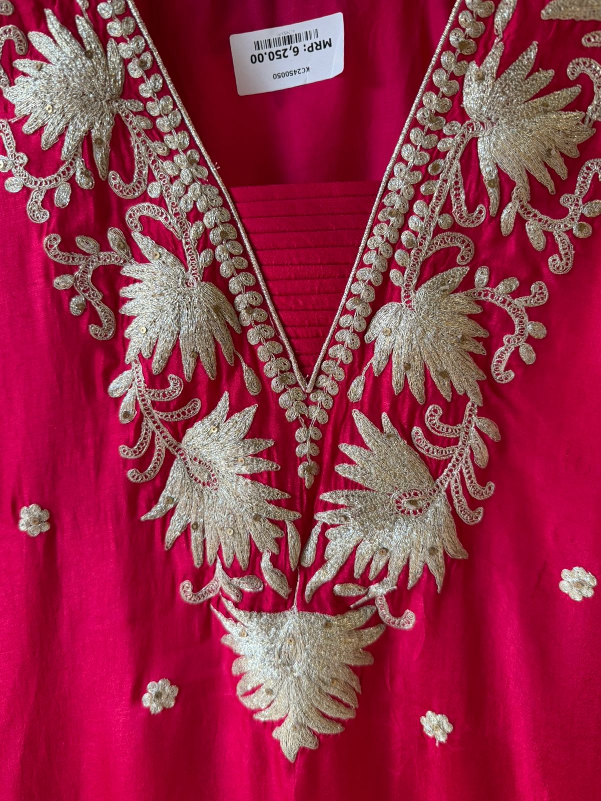 Straight Cut Raw Silk tunic