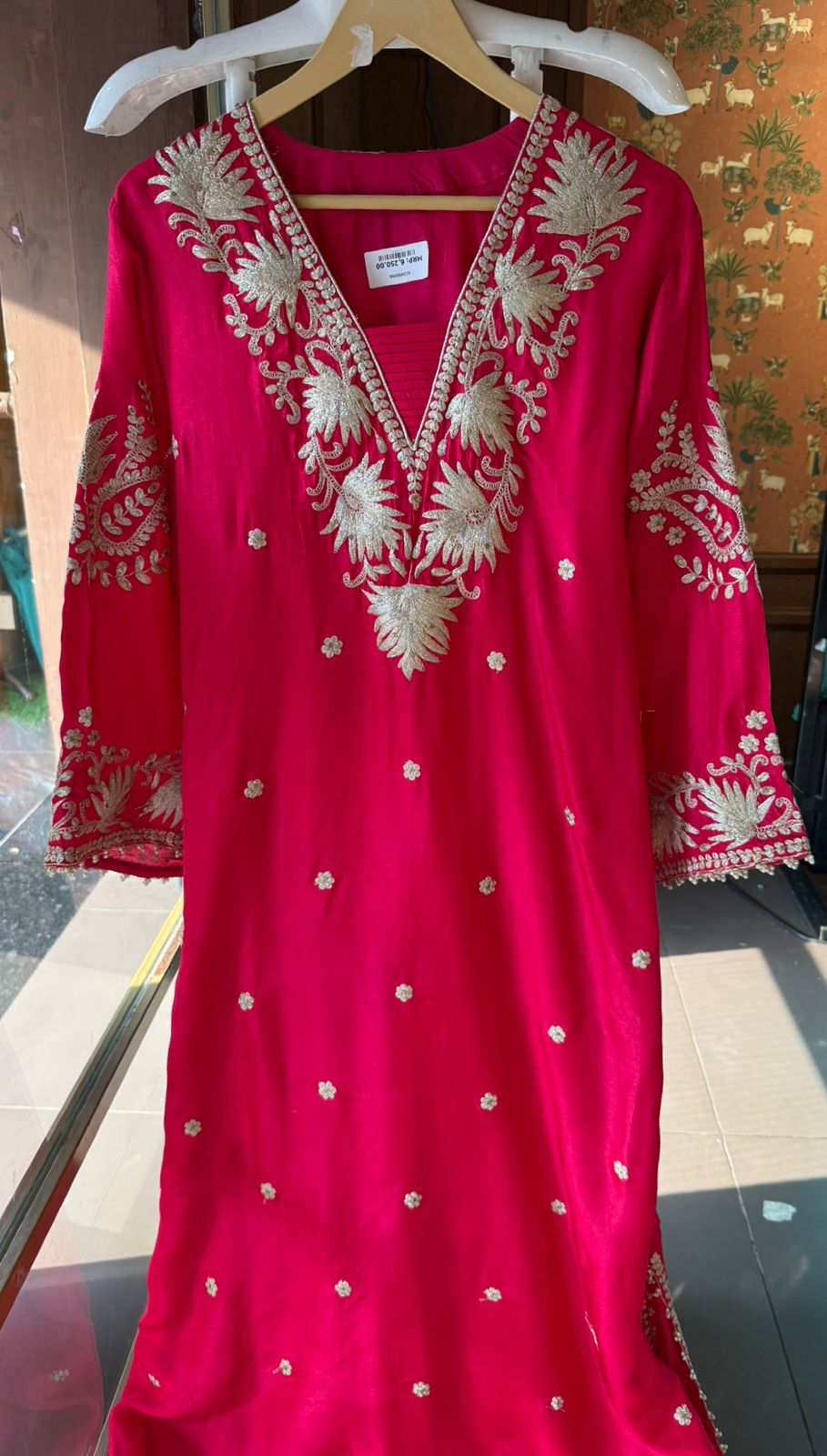 Straight Cut Raw Silk tunic