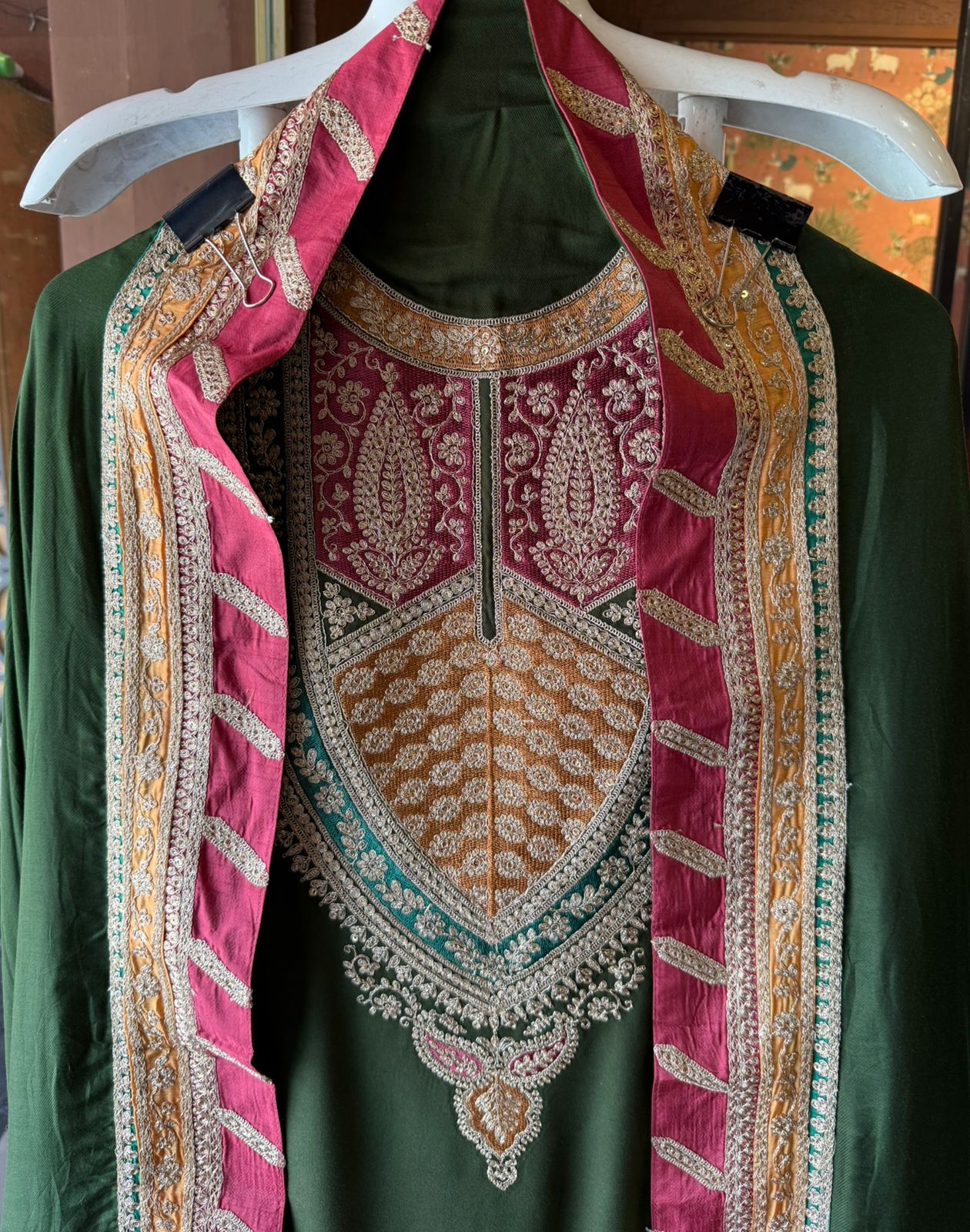 elegance and richness pashmina Suits