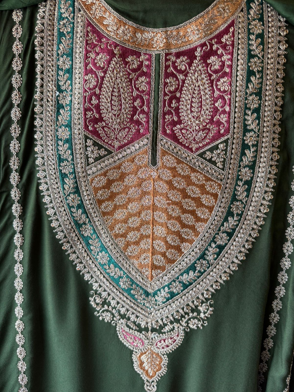 elegance and richness pashmina Suits