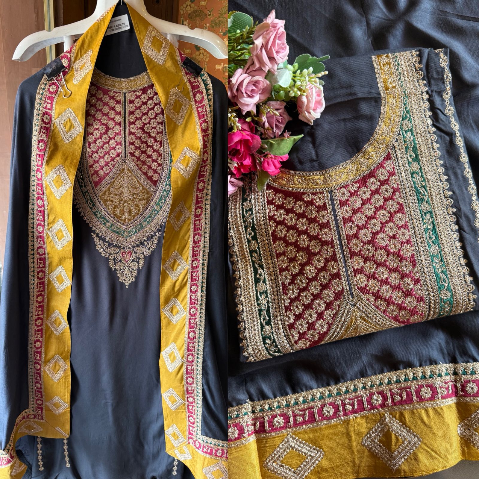 elegance and richness pashmina Suits