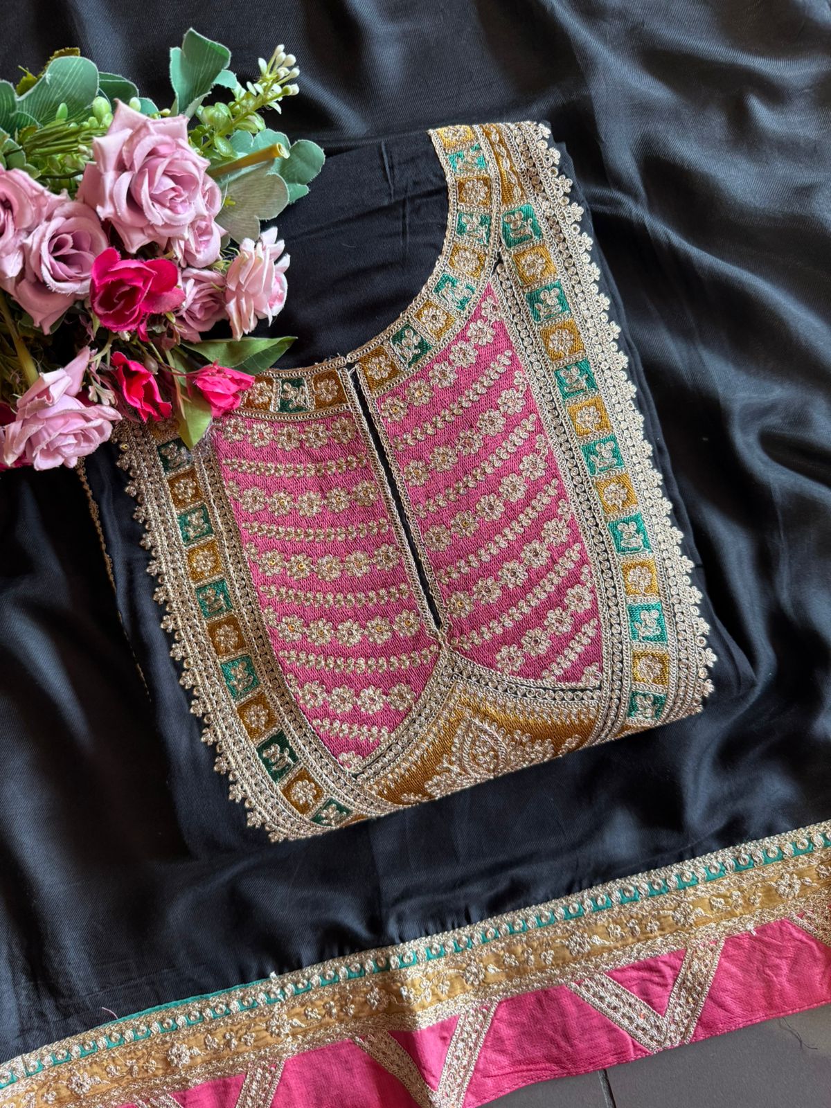 elegance and richness pashmina Suits