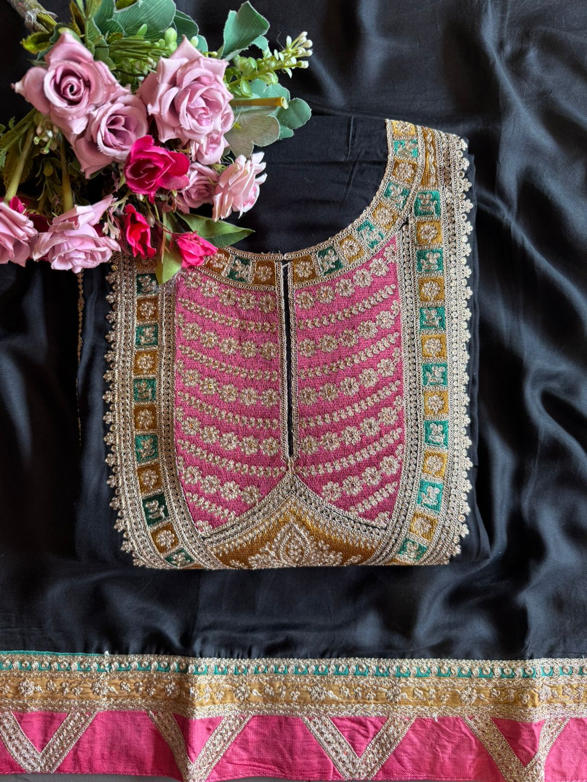 elegance and richness pashmina Suits