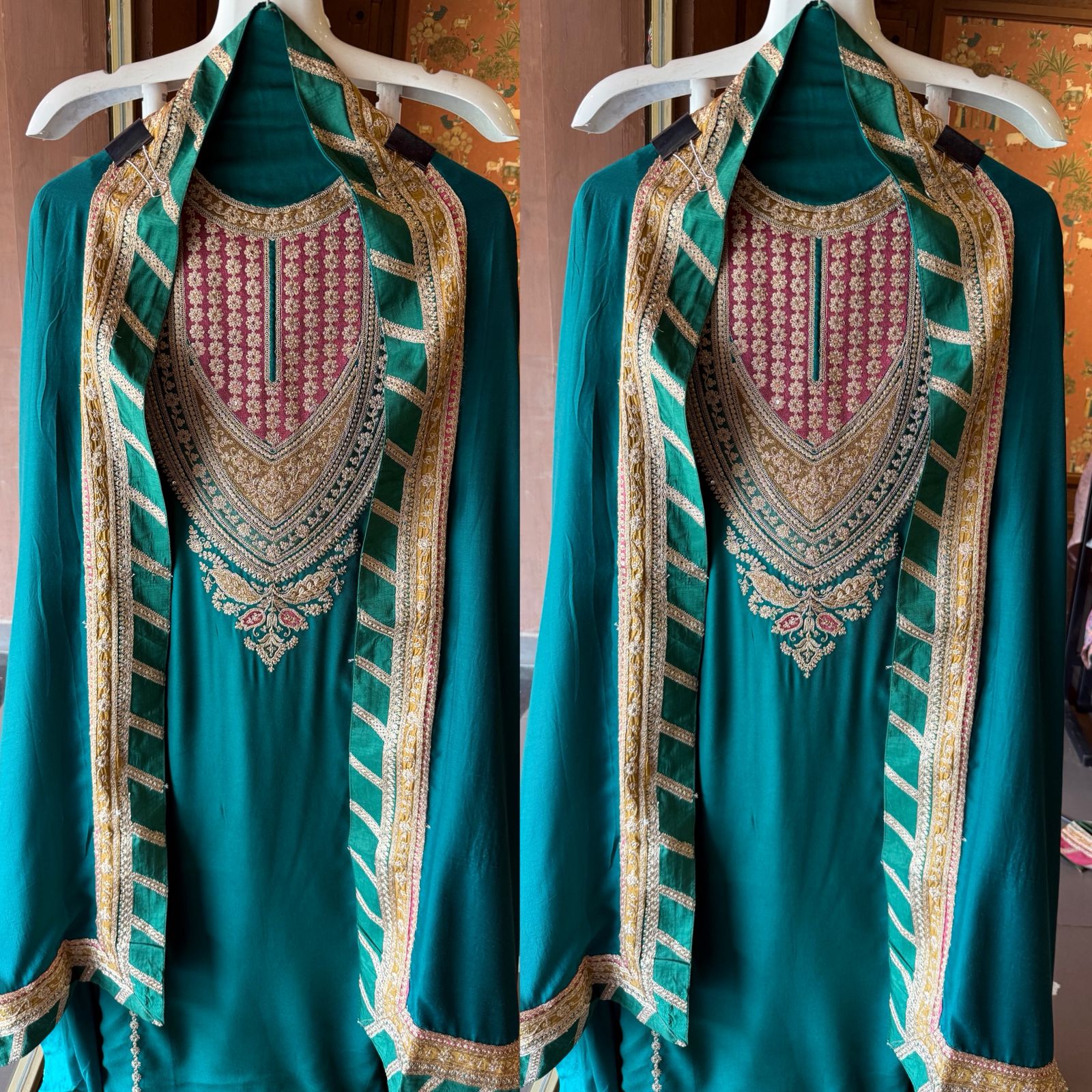 elegance and richness pashmina Suits