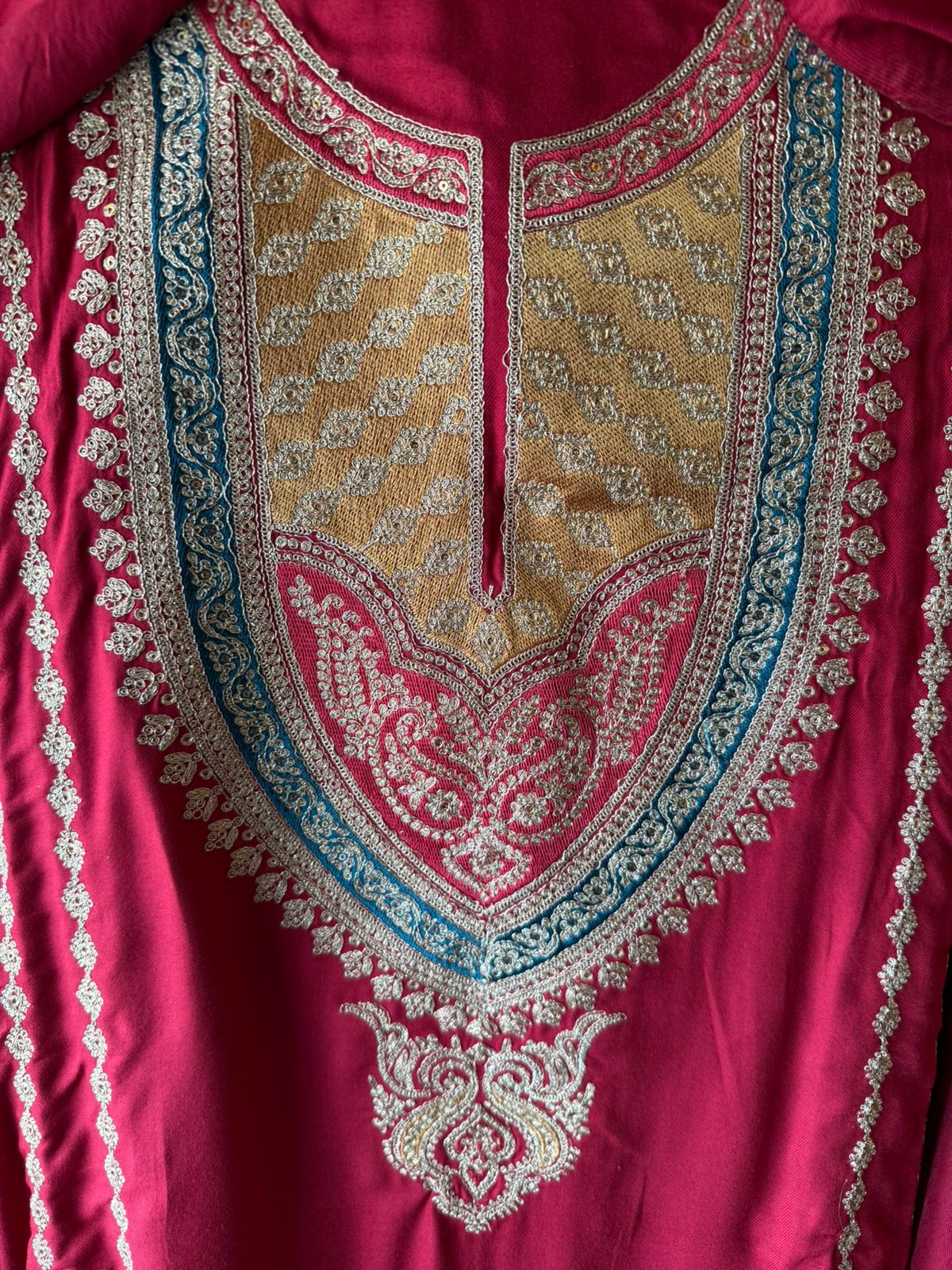 elegance and richness pashmina Suits