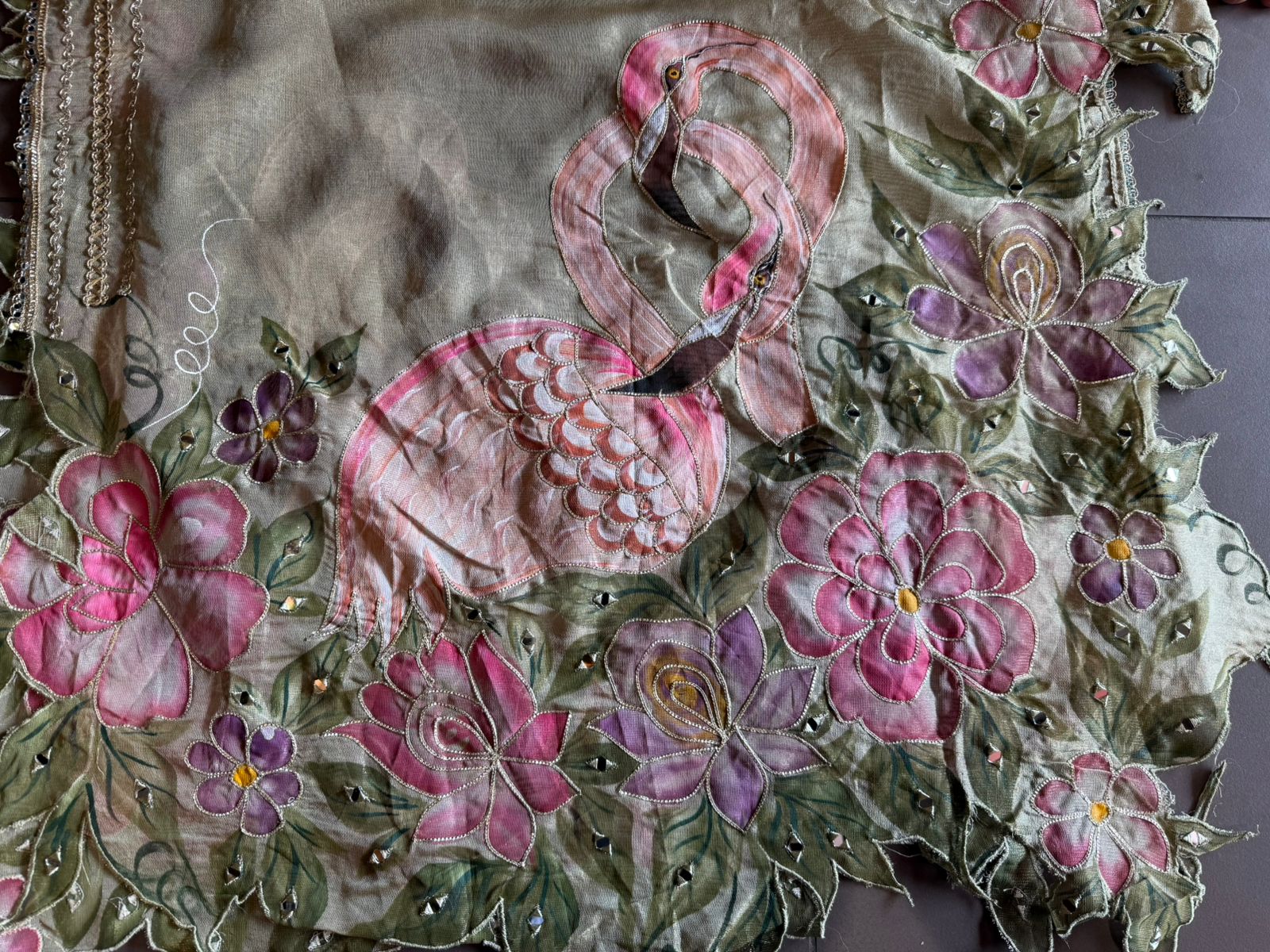 Tissue unstitched Suit set