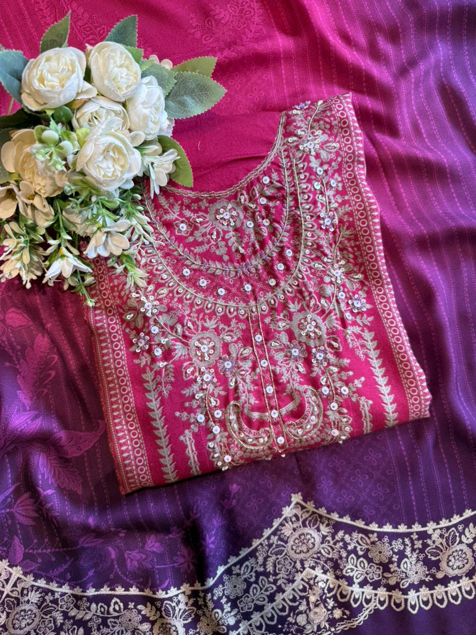 Viscose pashmina digitally printed