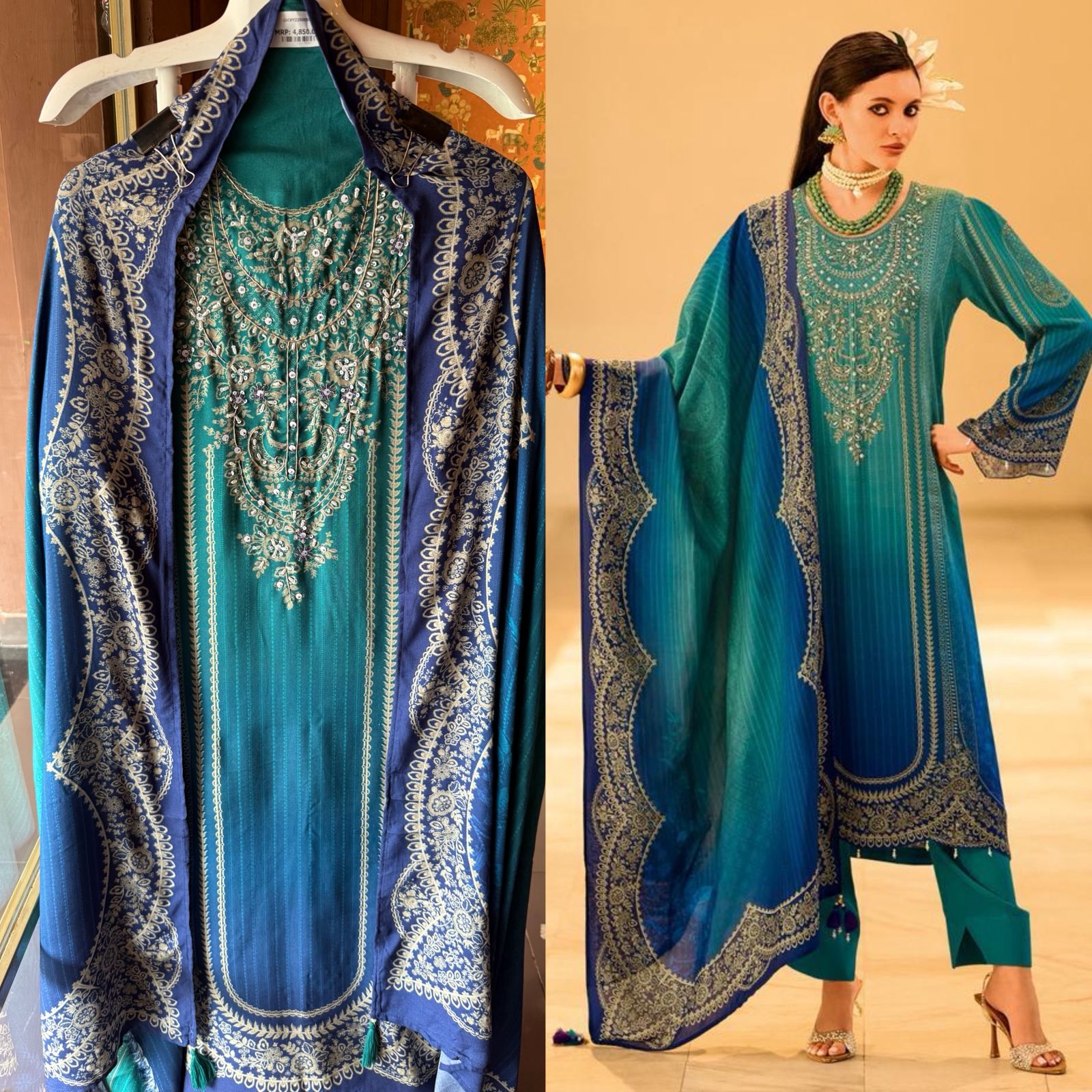 Viscose pashmina digitally printed