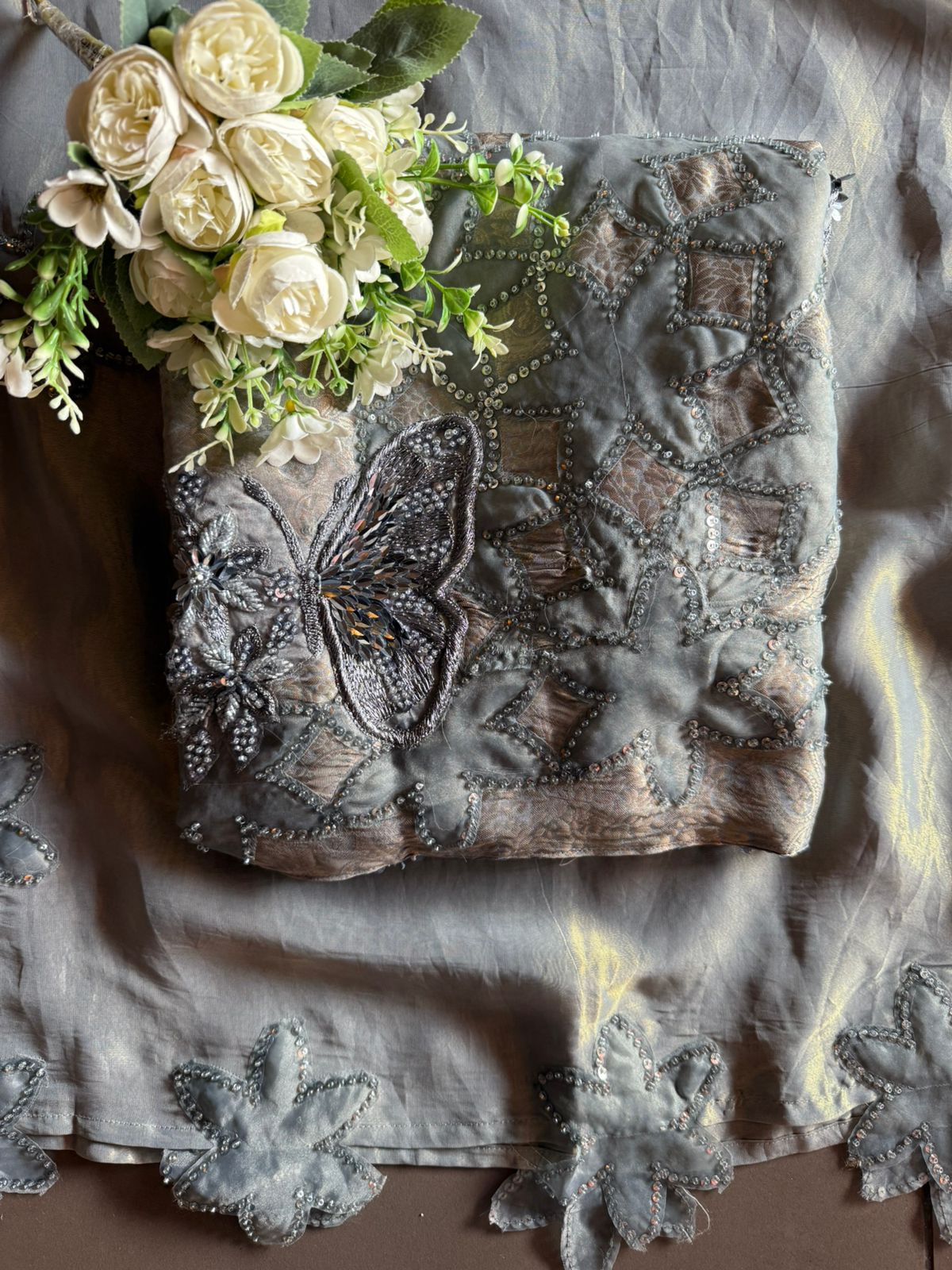 new designer wear Unstitched suit