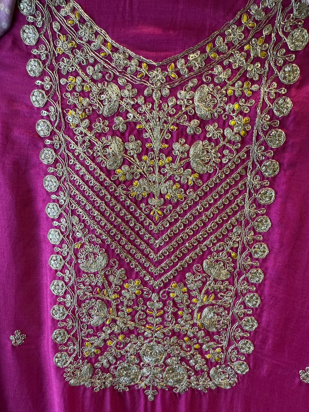 Pure Silk Shirt with Beautiful Dori