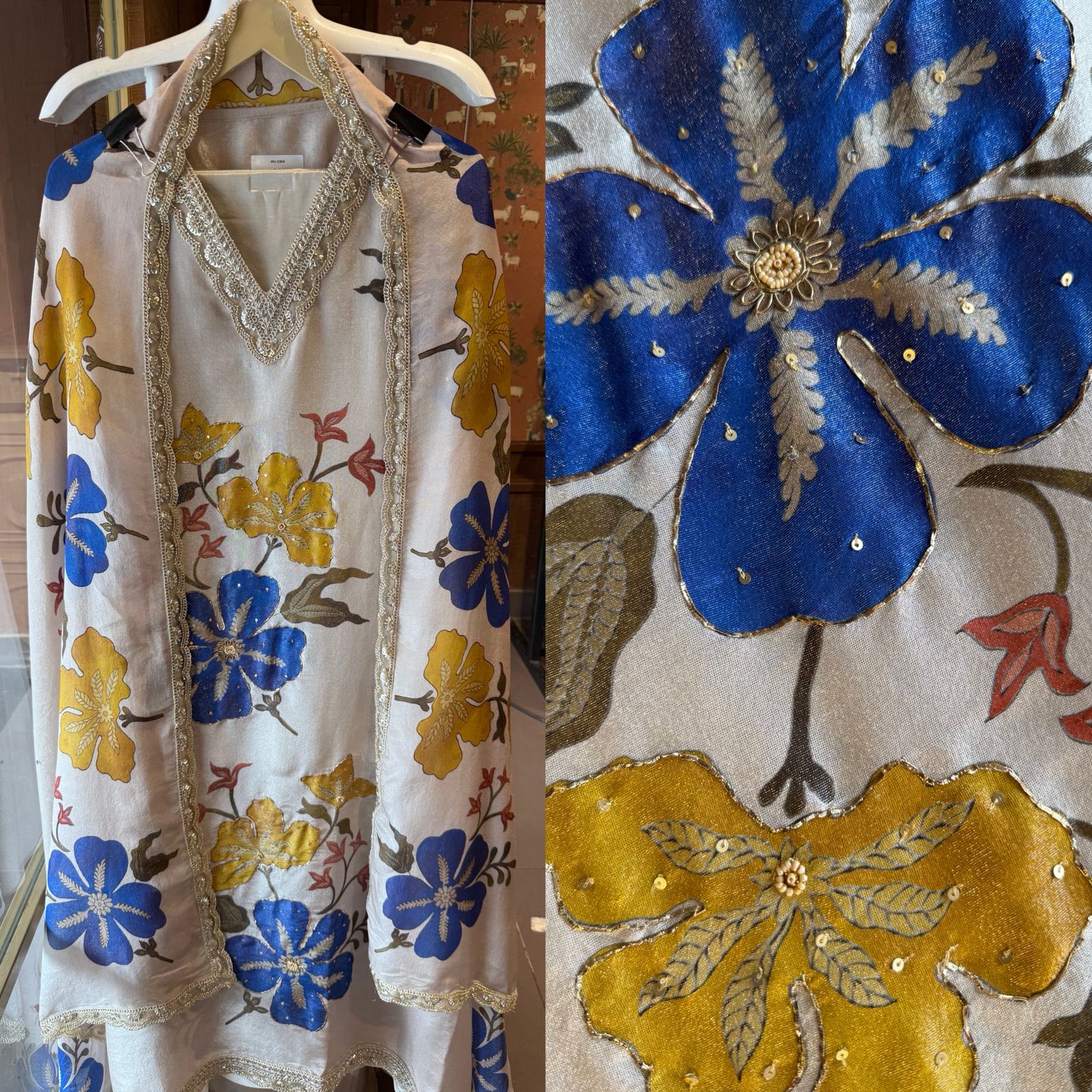 Shimmer Unstitched suit set