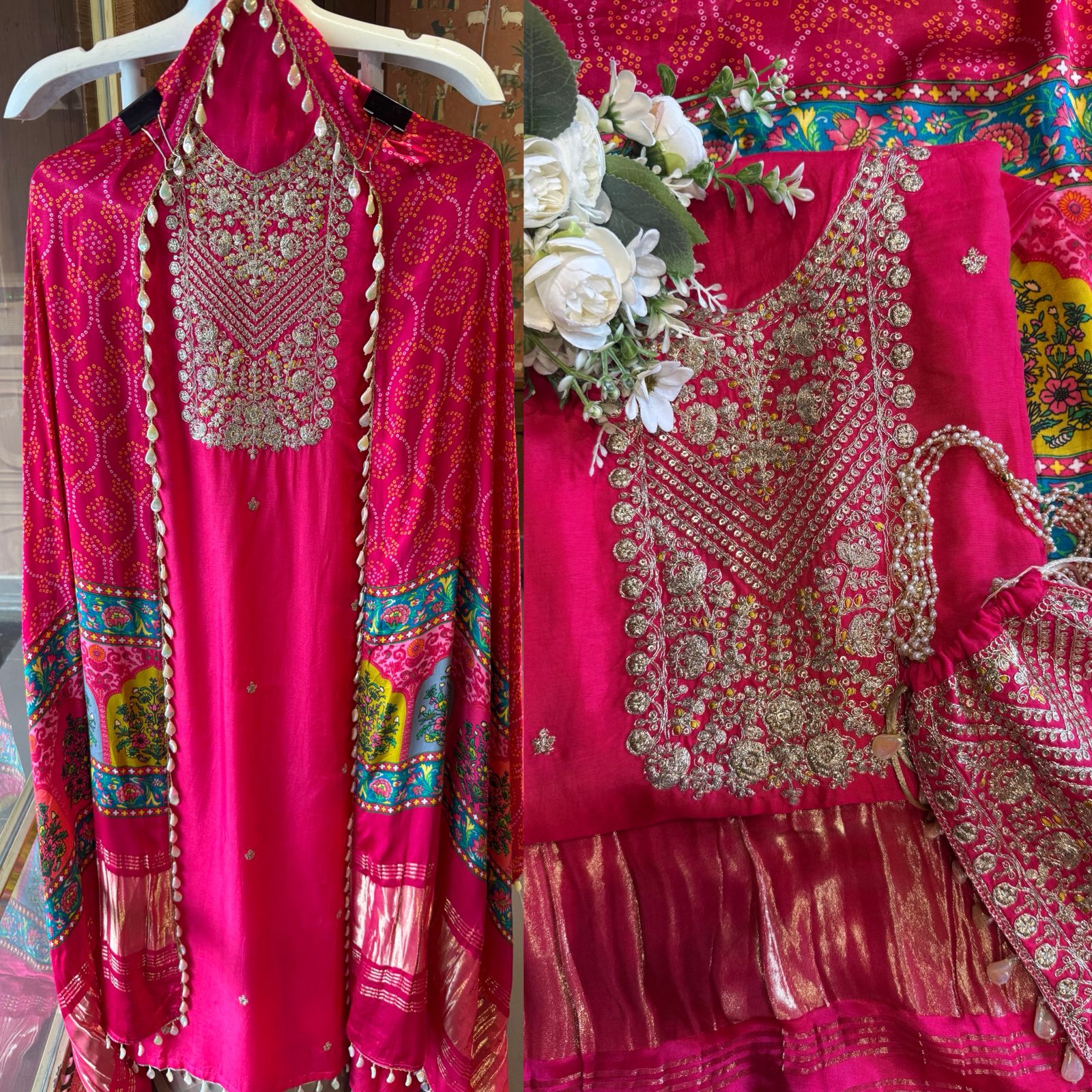 Pure Silk Shirt with Beautiful Dori