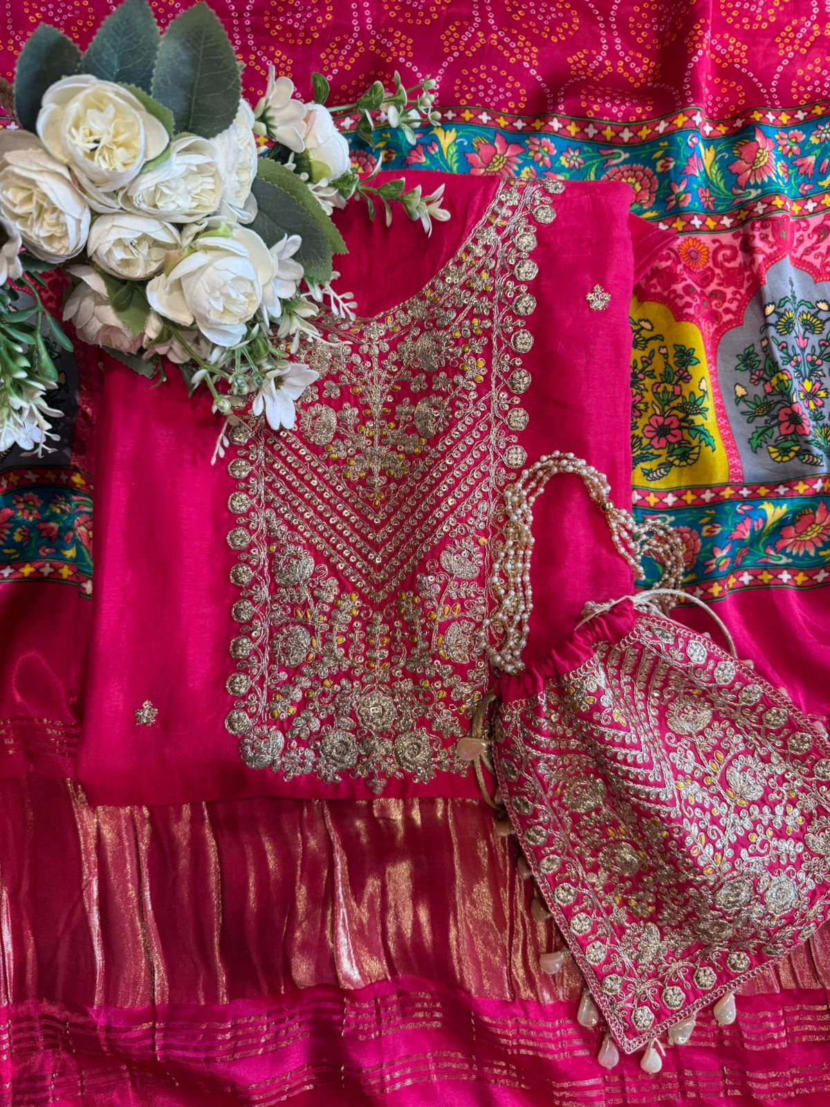 Pure Silk Shirt with Beautiful Dori