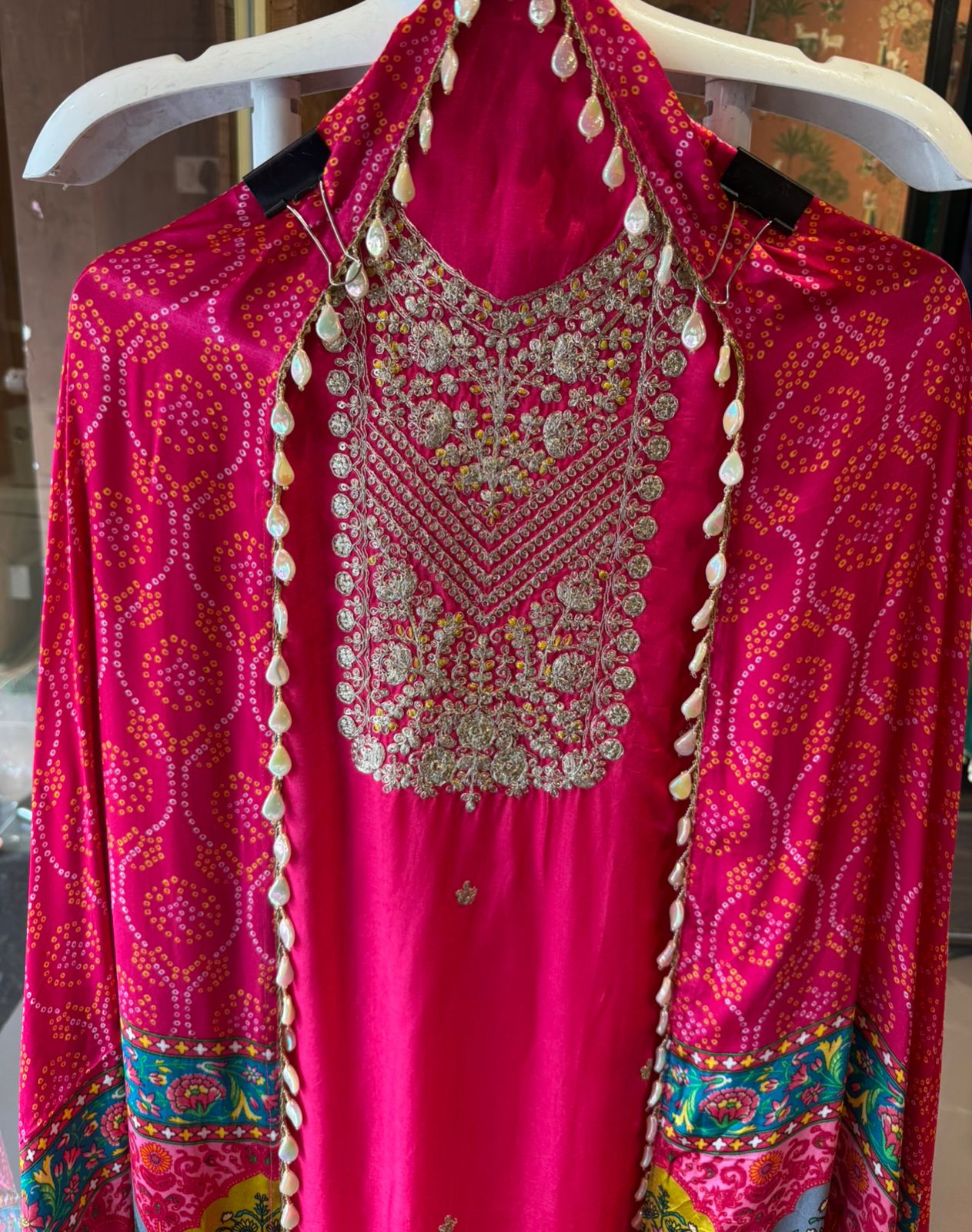 Pure Silk Shirt with Beautiful Dori
