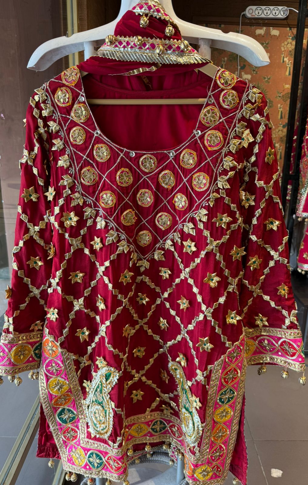 Stitched SILK traditional kurta set