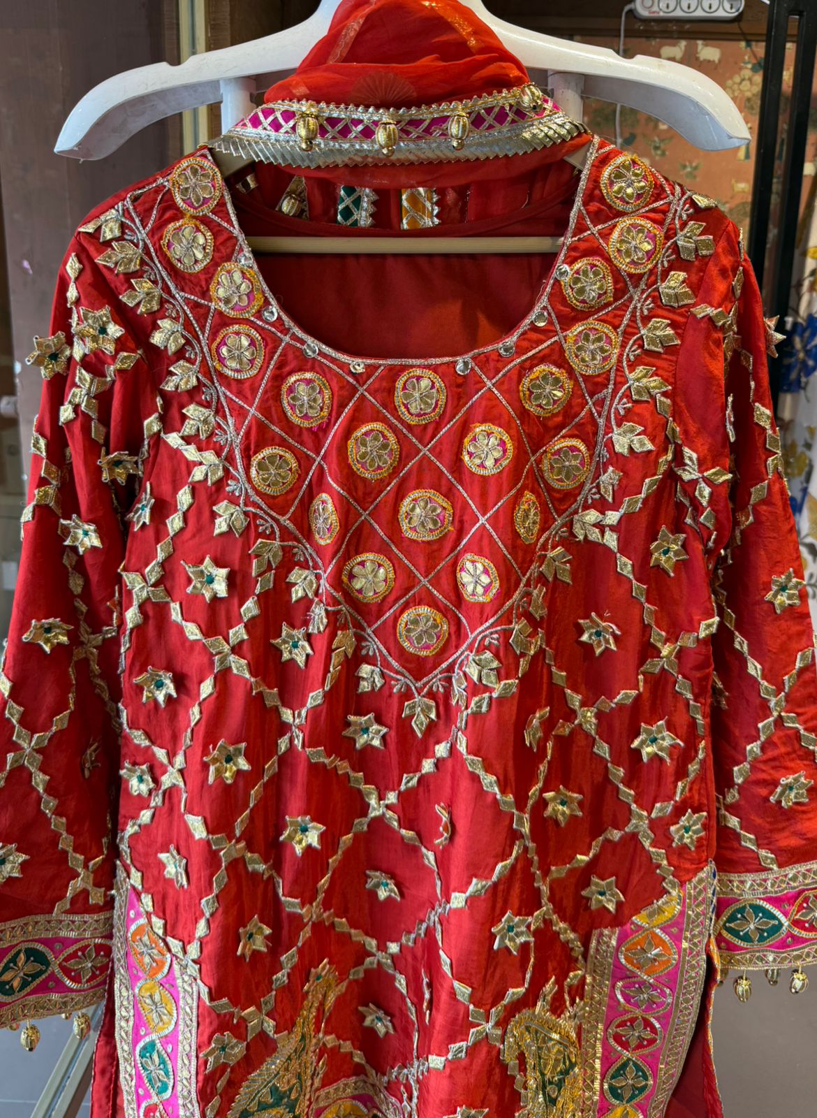 Stitched SILK traditional kurta set