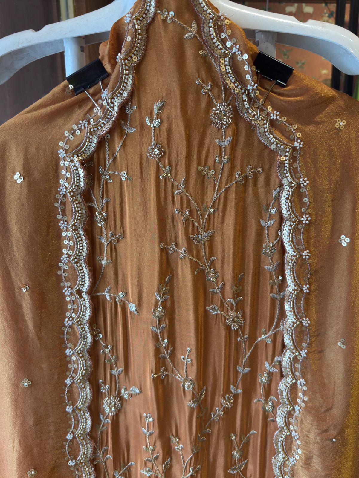 Lime green traditional Piece with elegant and intricate hand embroidery