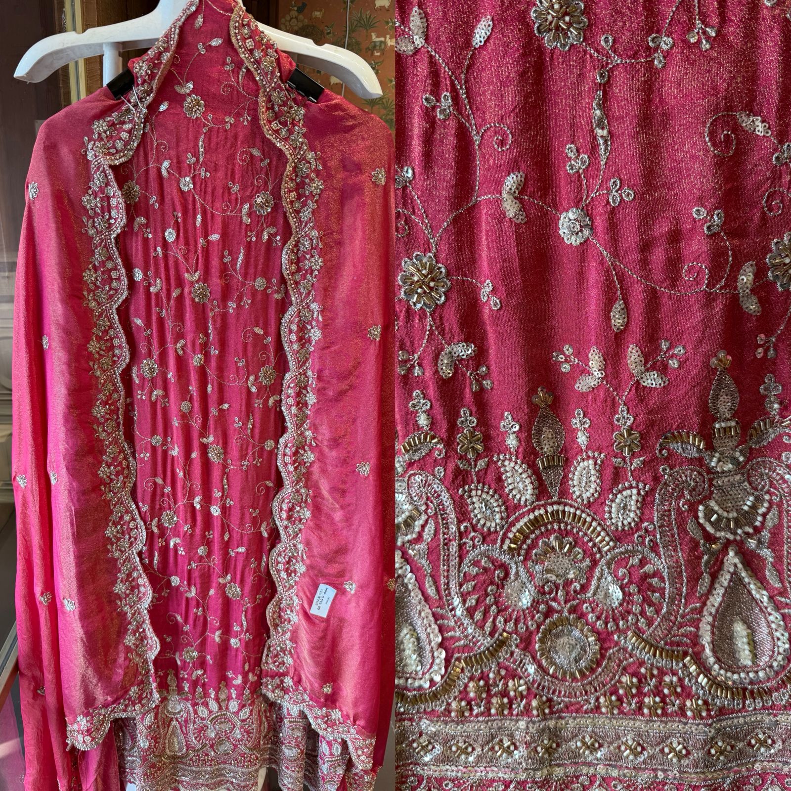 Shimmer Unstitched Suit set