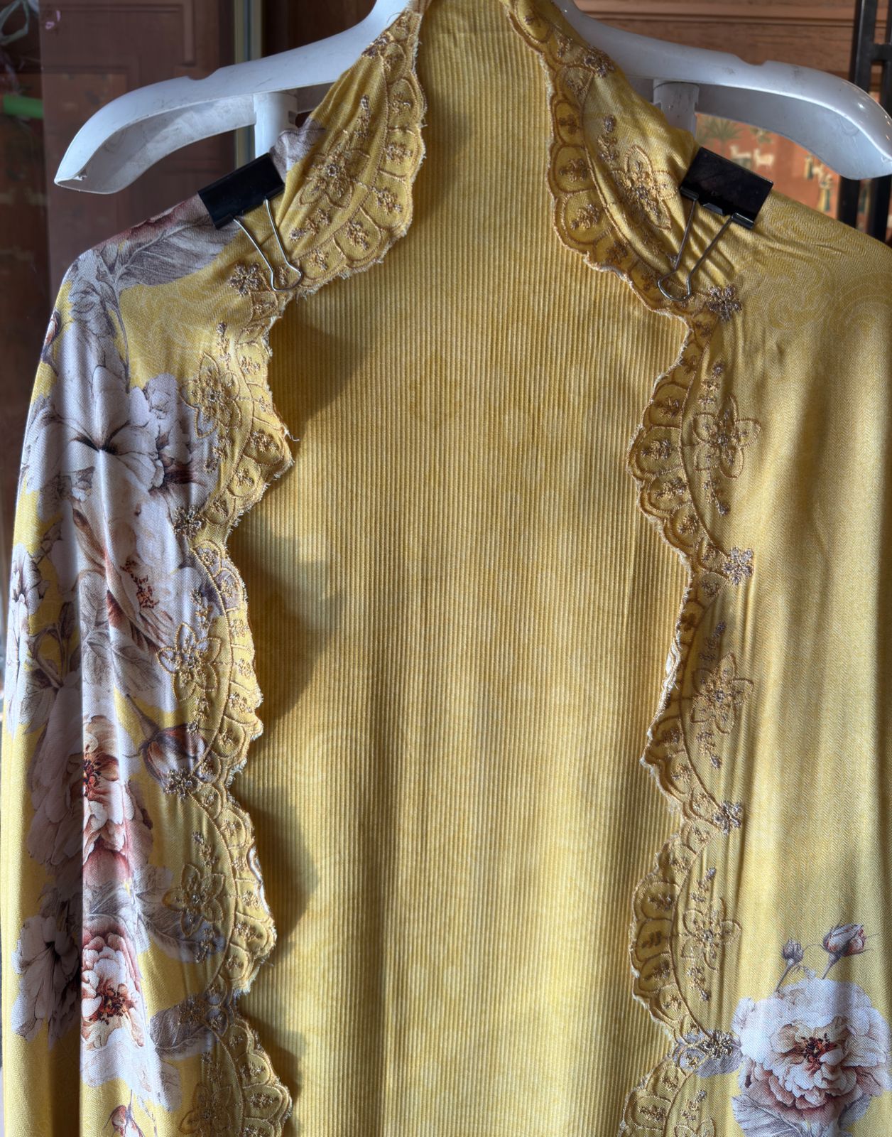 Striped pashmina Kurta