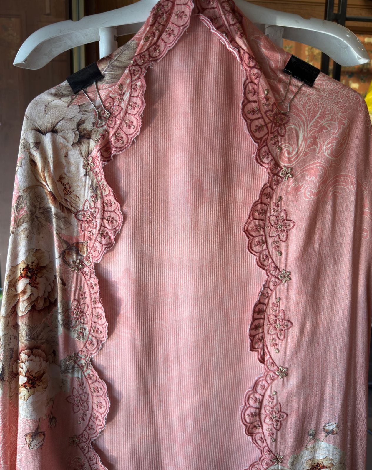 Striped pashmina Kurta