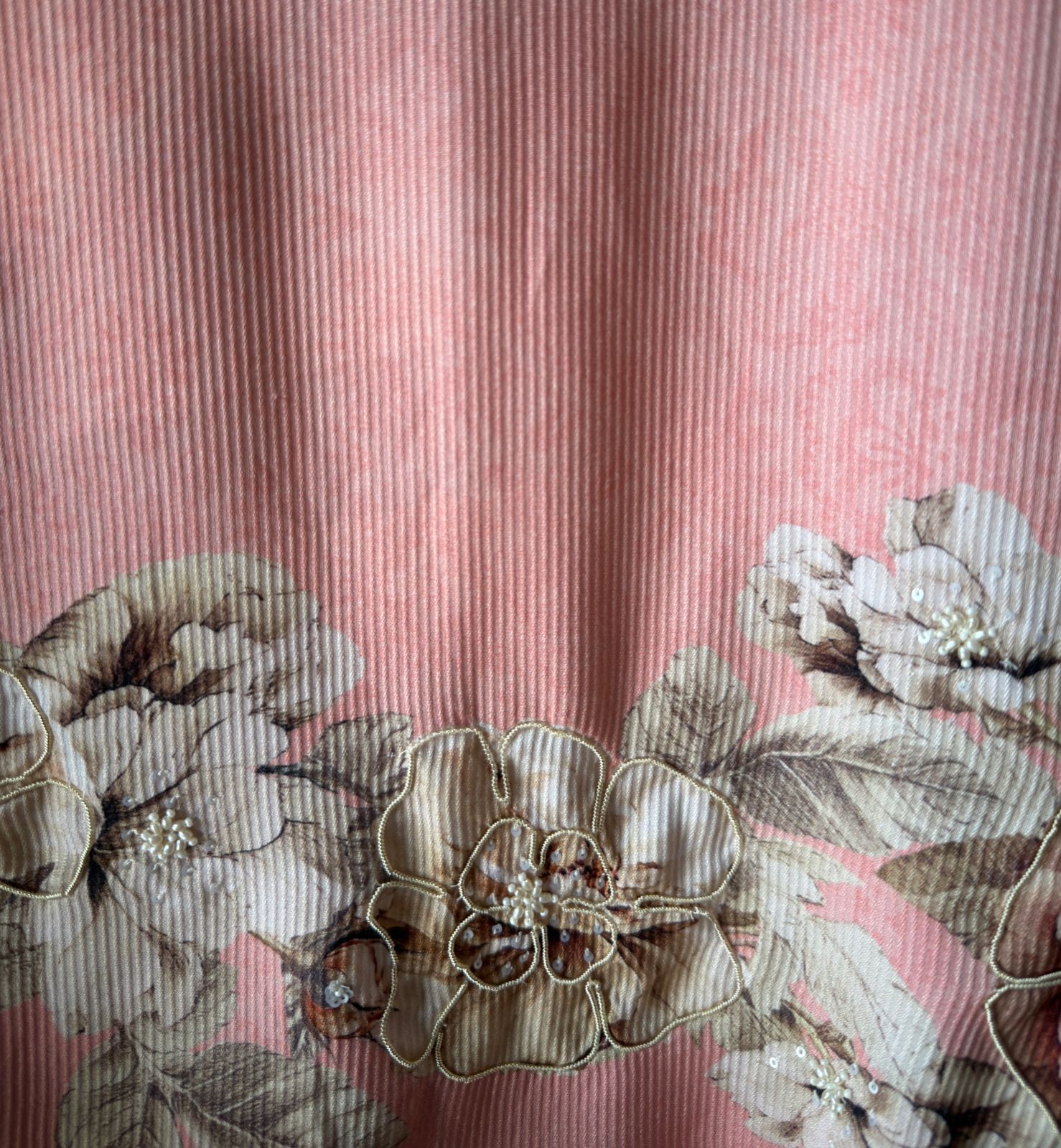 Striped pashmina Kurta