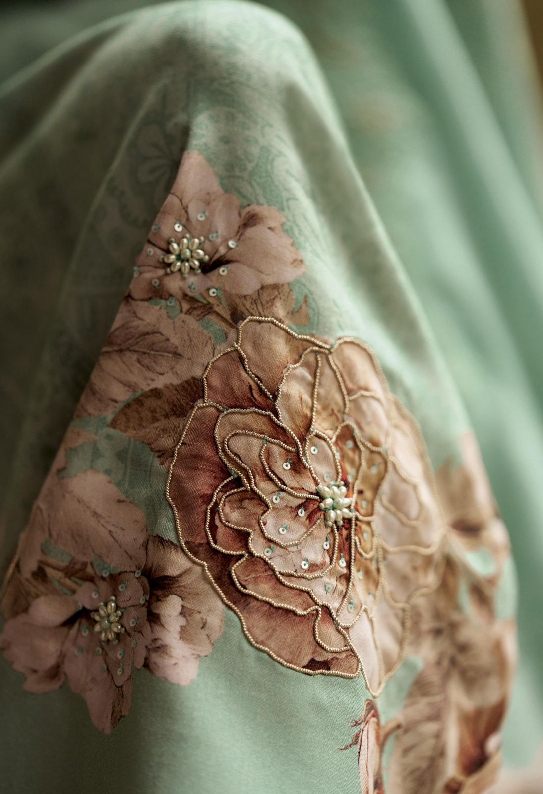 Striped pashmina Kurta