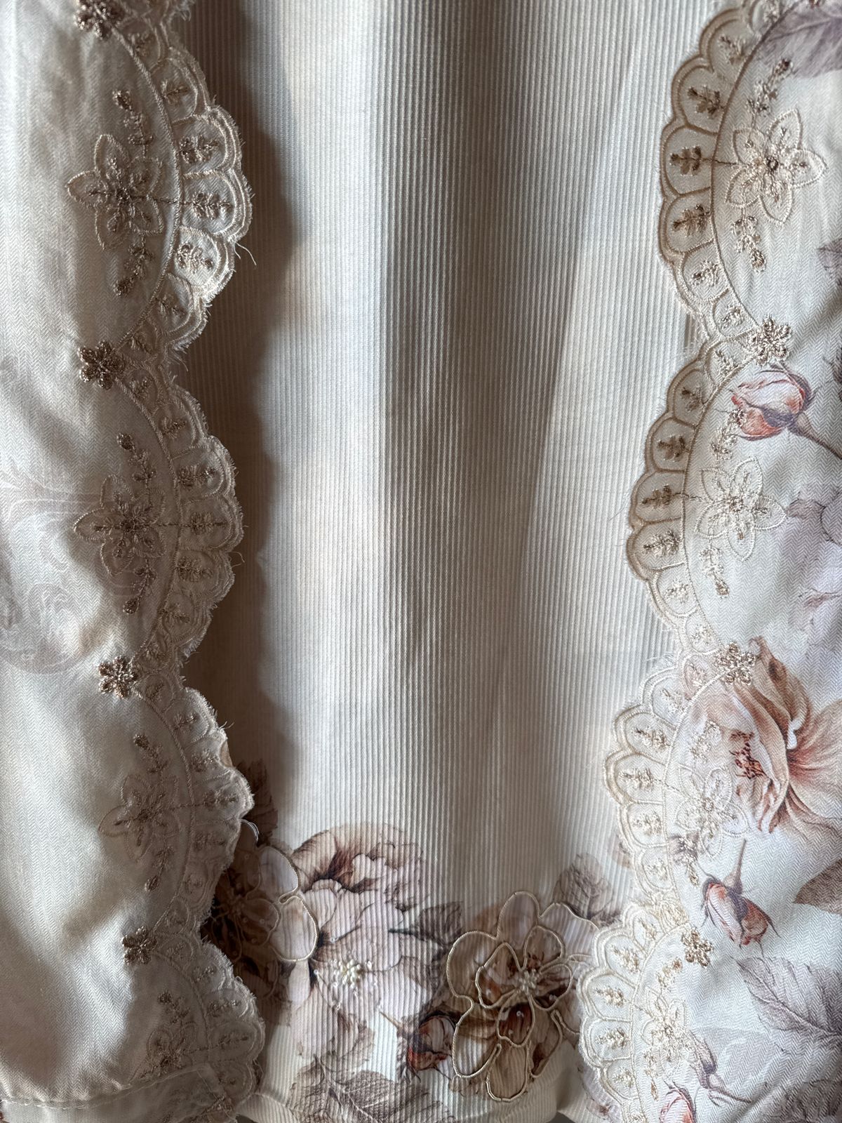 Striped pashmina Kurta