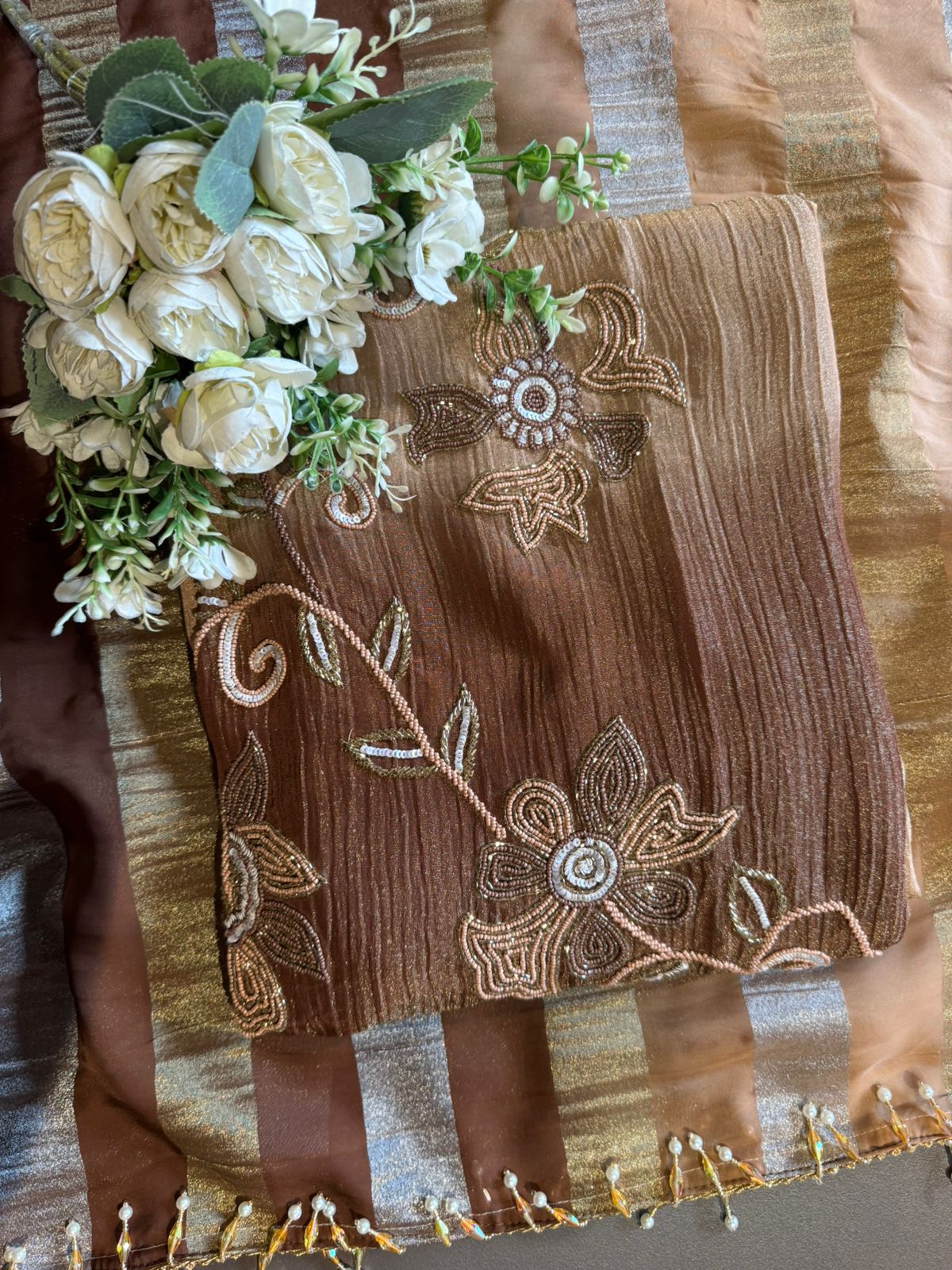 Tissue fabric Unstitched shirt