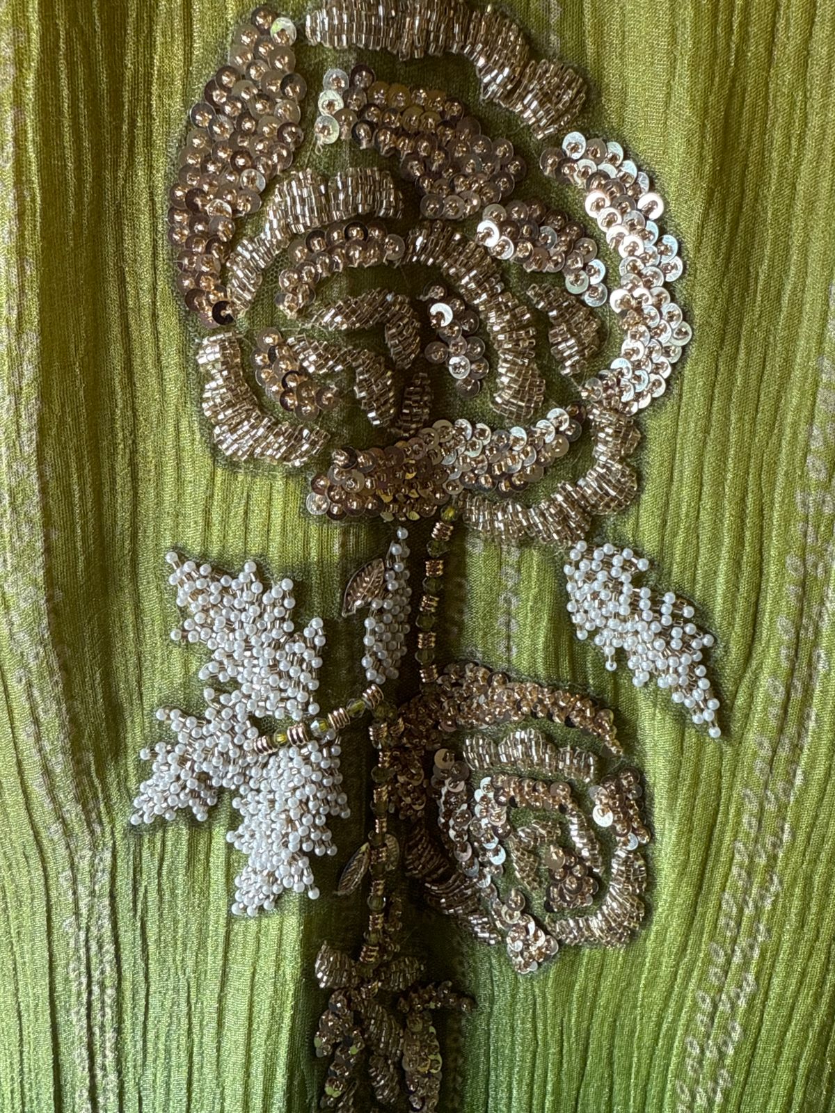 Kaftan dress featuring a vibrant ombré color