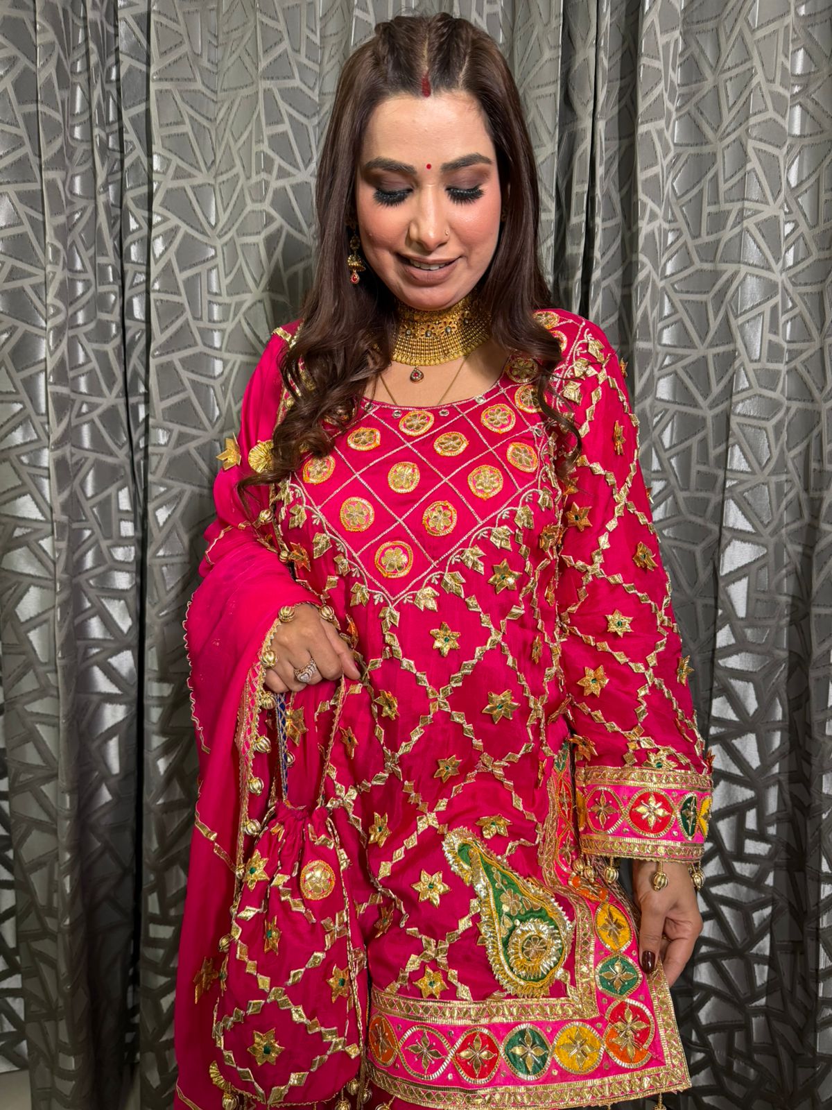 Stitched SILK traditional kurta set