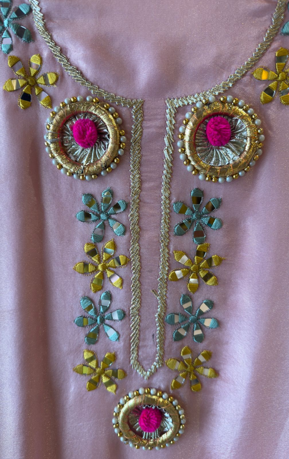 Pastel pink tissue suit