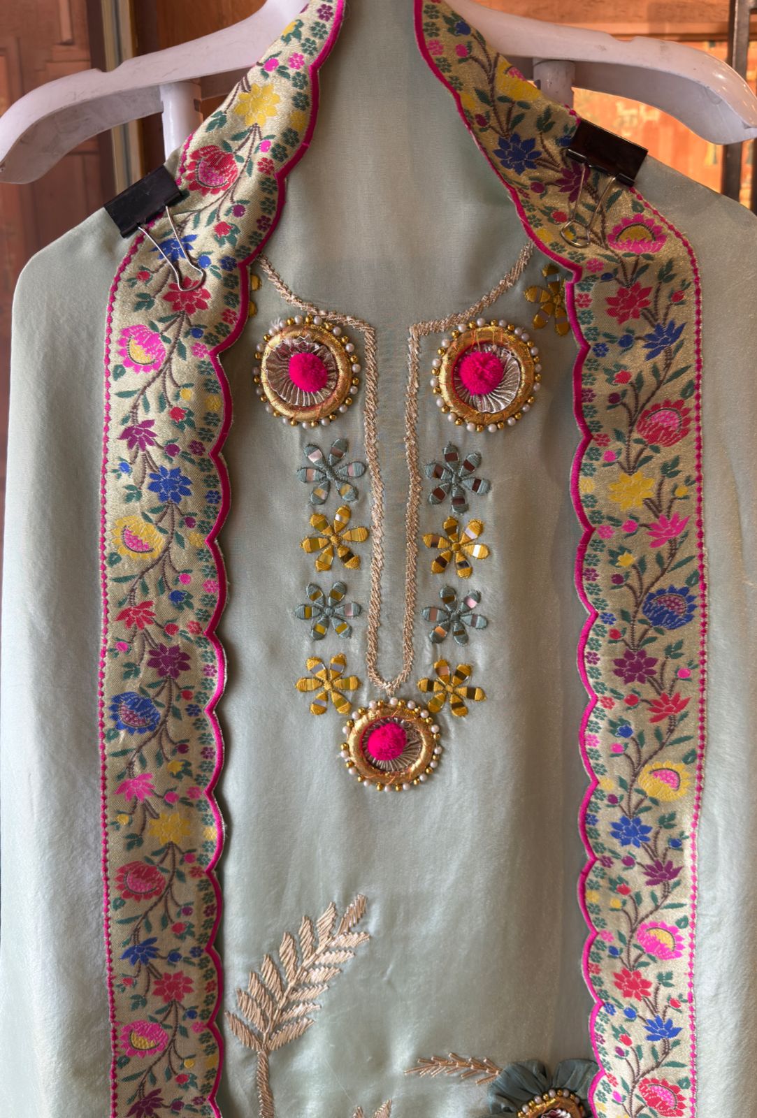 pastel Green tissue suit