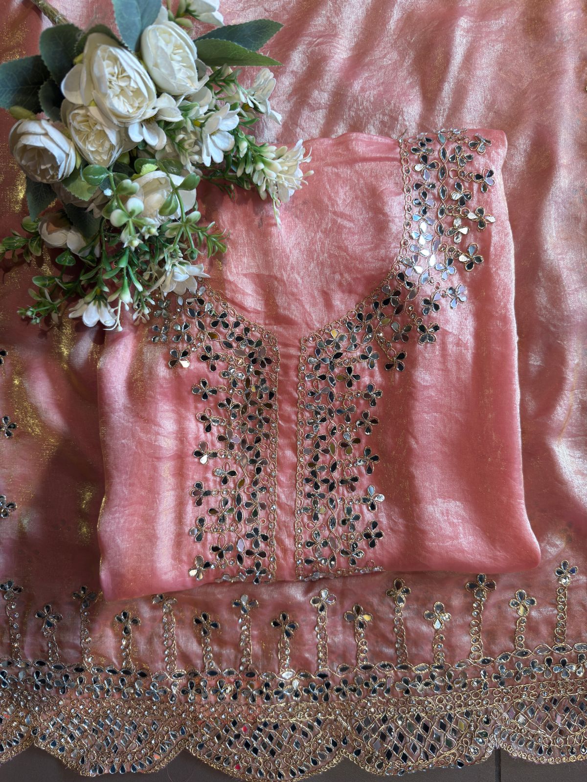 Pure glass tissue shirt