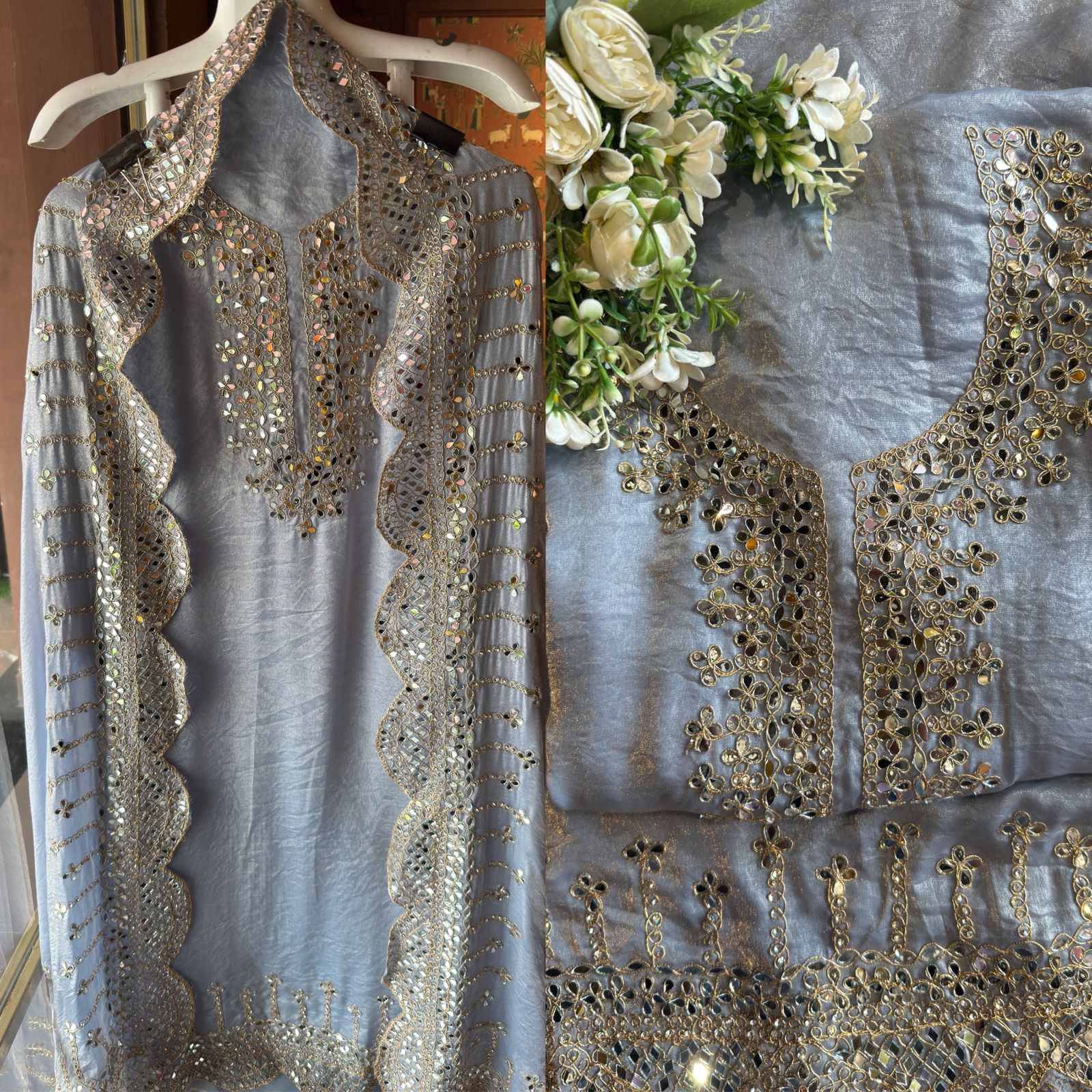 Pure glass tissue shirt