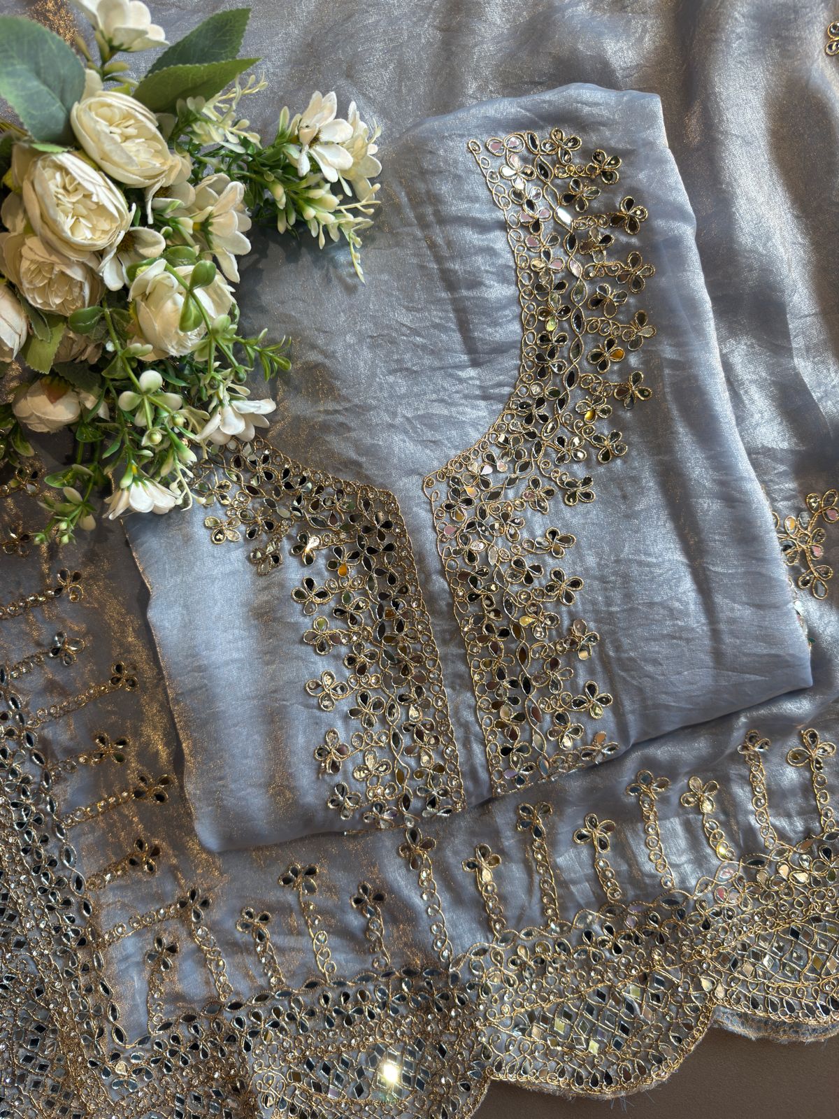 Pure glass tissue shirt