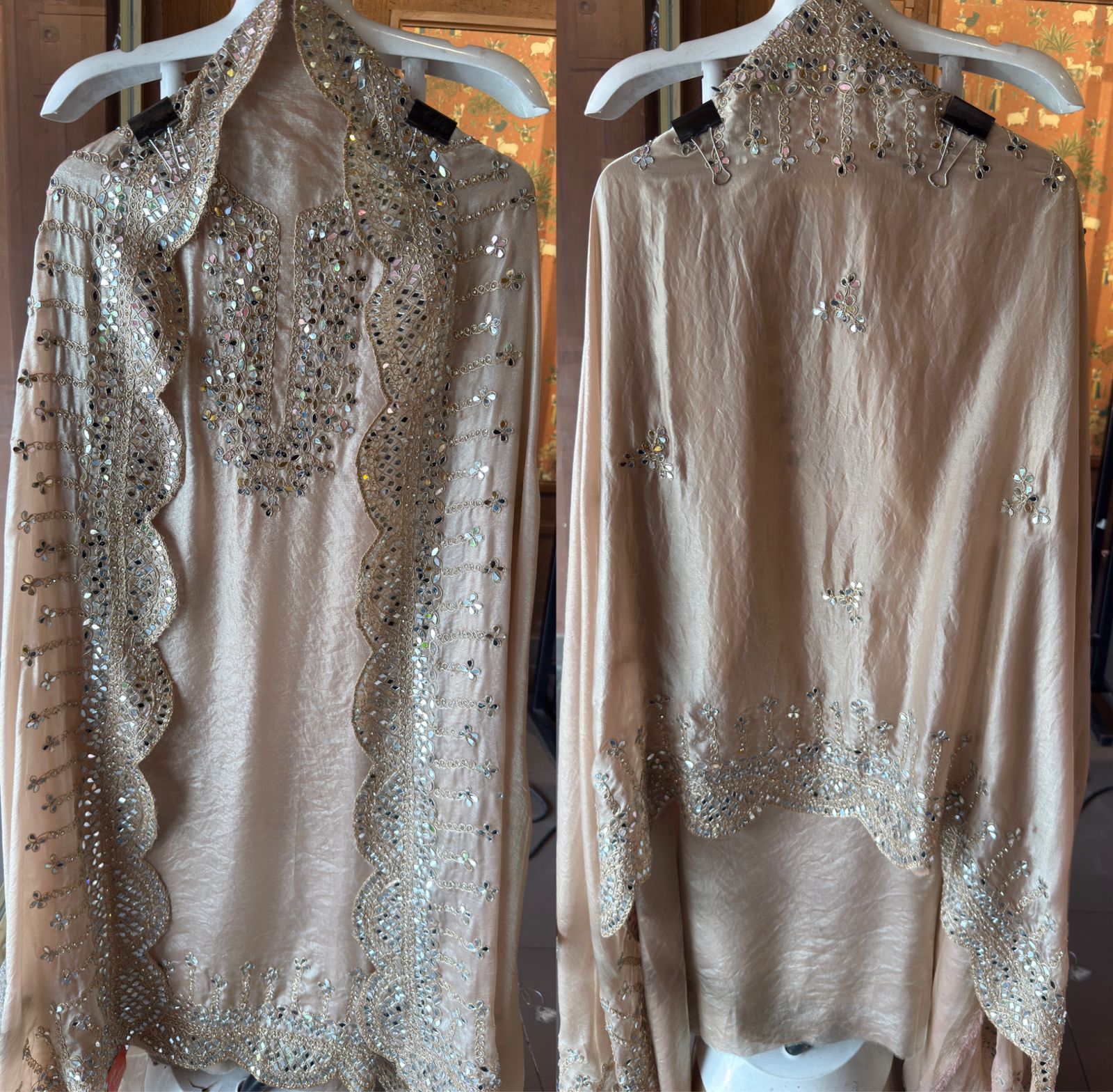 Pure glass tissue shirt