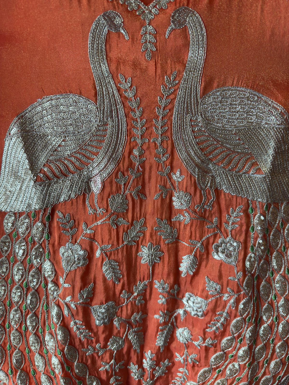 Traditional Tissue shimmer kurta