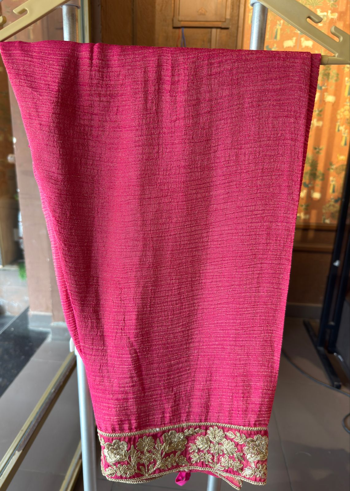 Traditional Tissue shimmer kurta