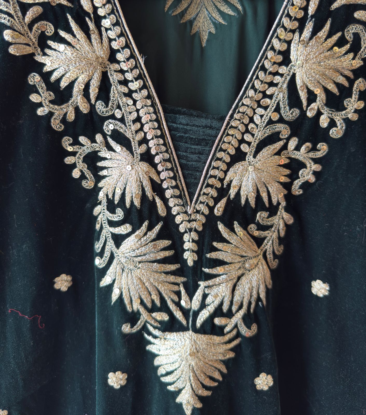 Straight Cut Velvet tunic