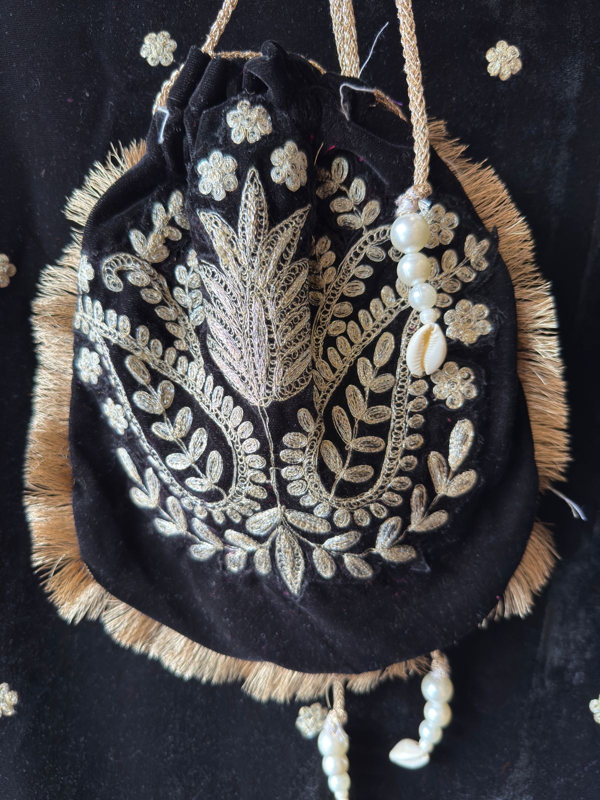 Straight Cut Velvet tunic