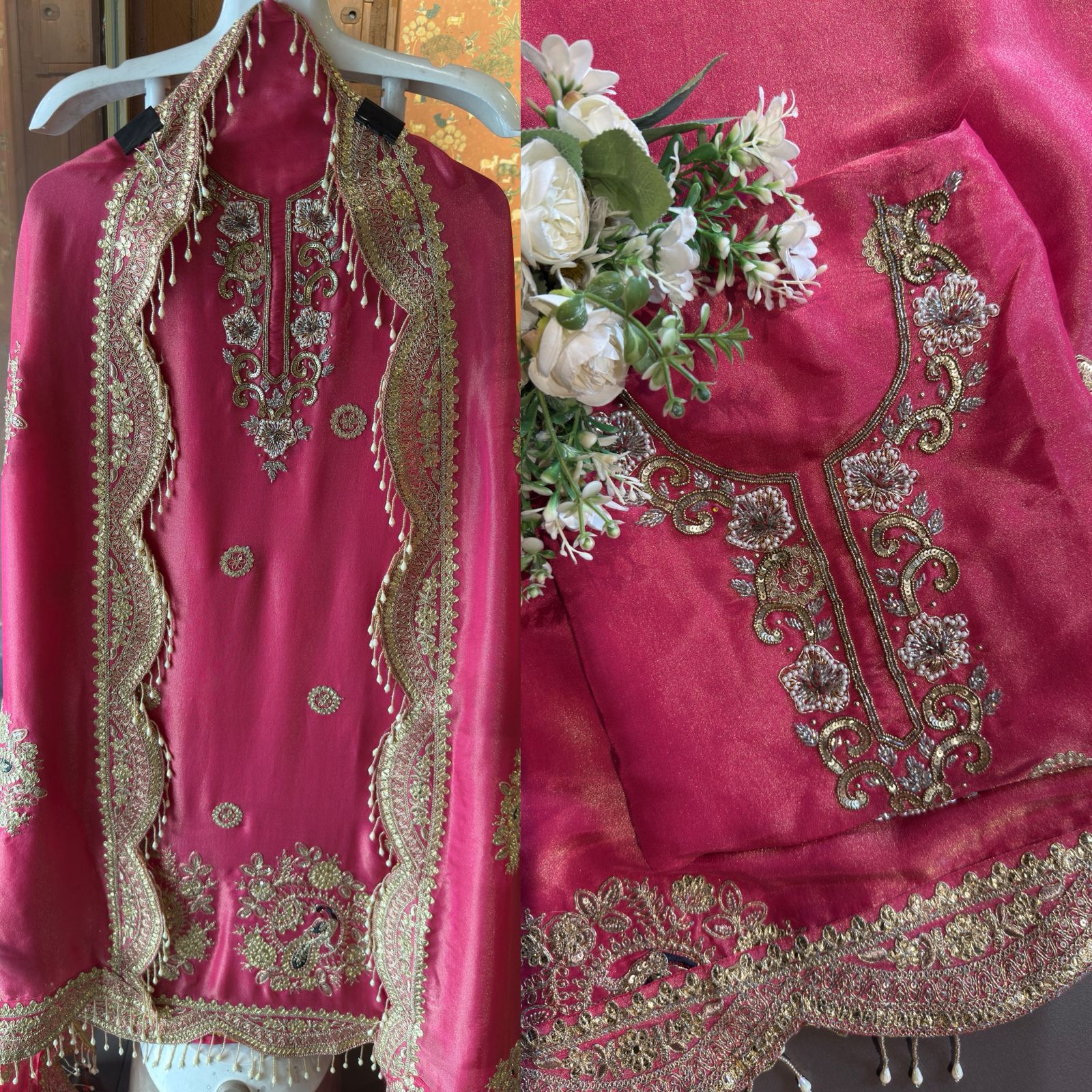 Traditional ethnic suit On Shimmer