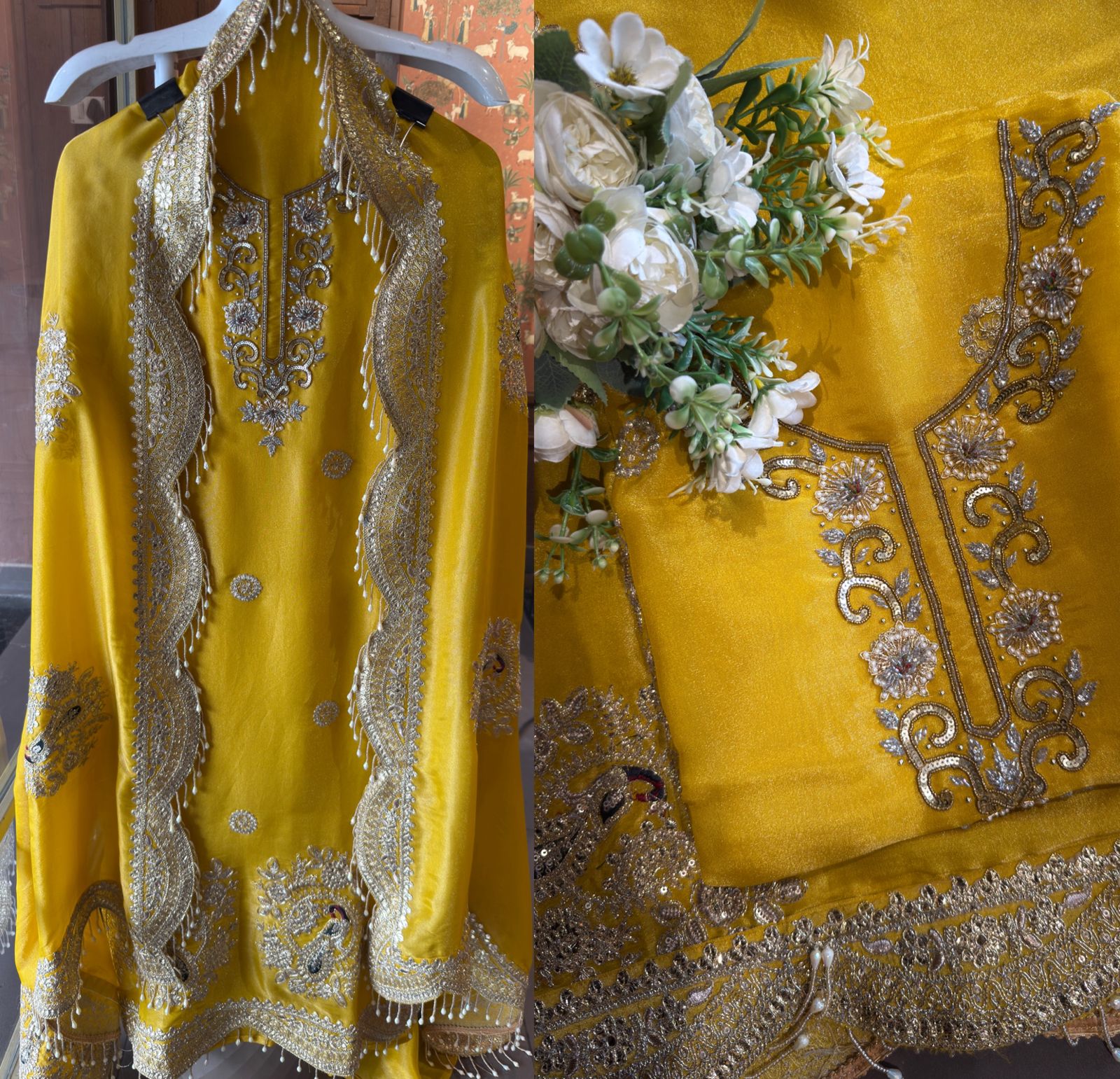 Traditional ethnic suit On Shimmer