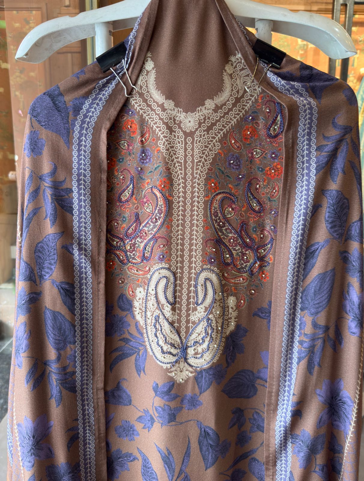 Digital printed pashmina Suits