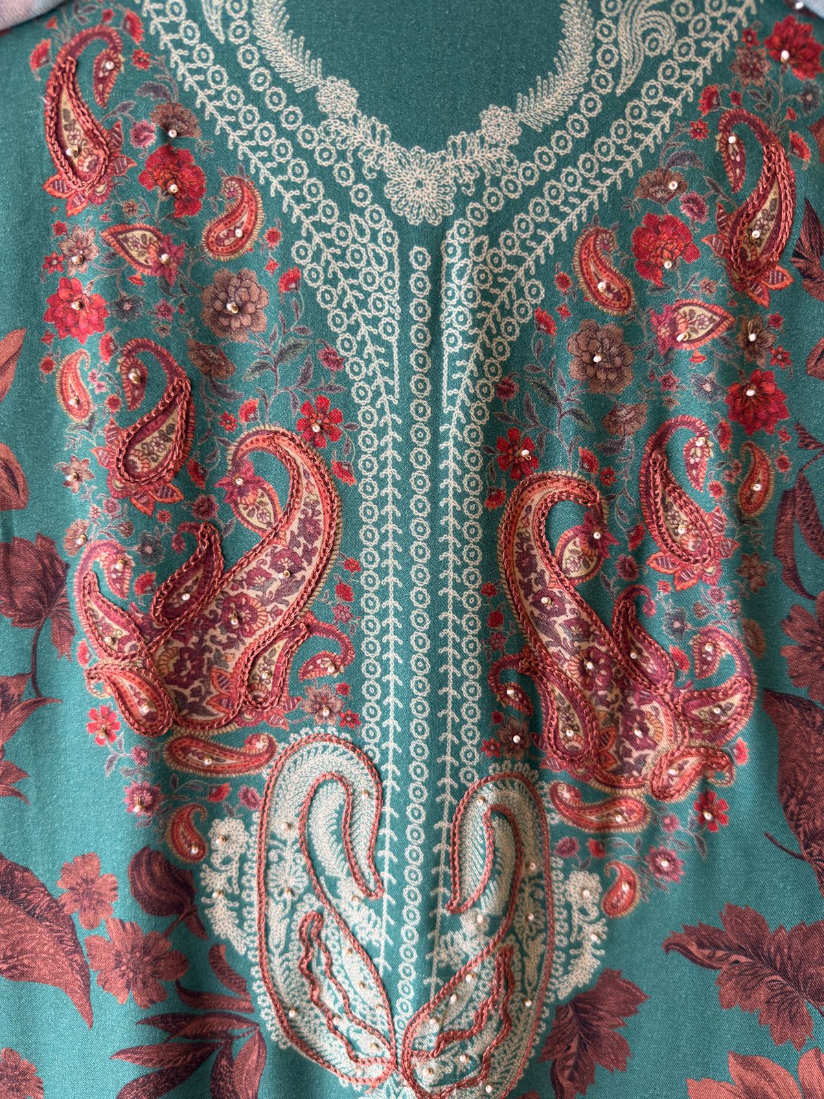 Digital printed pashmina Suits