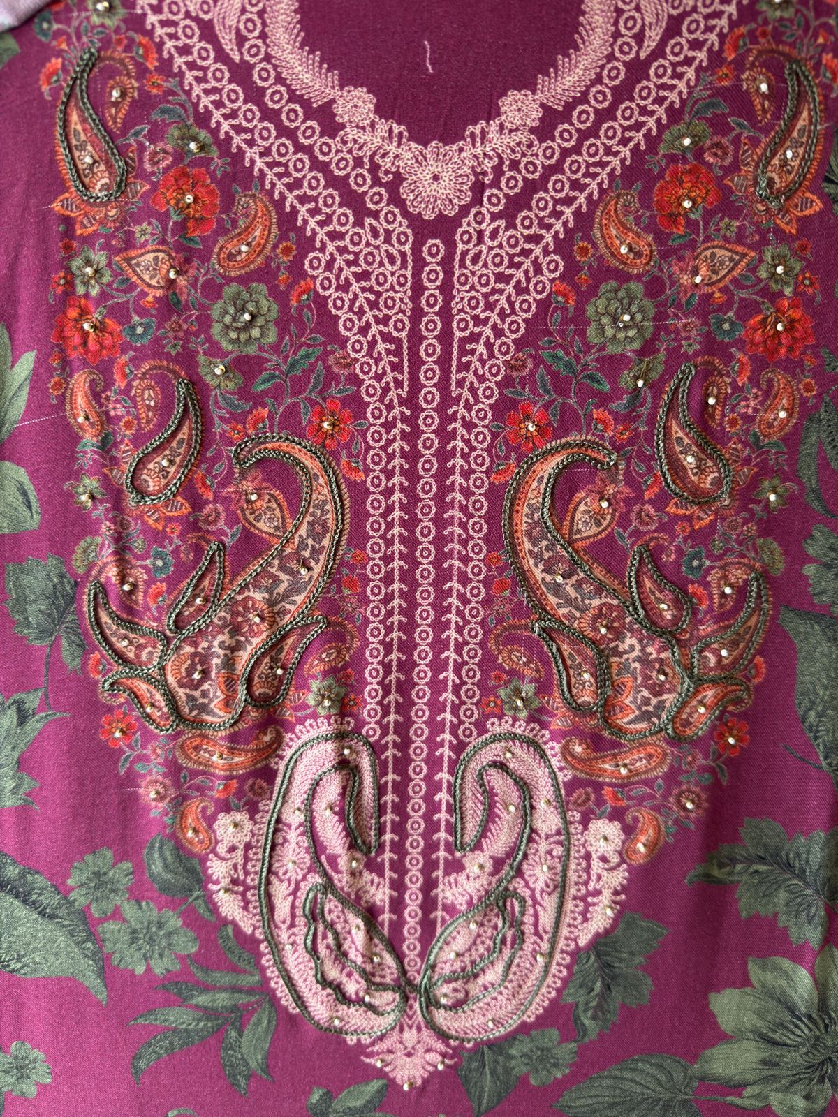 Digital printed pashmina Suits