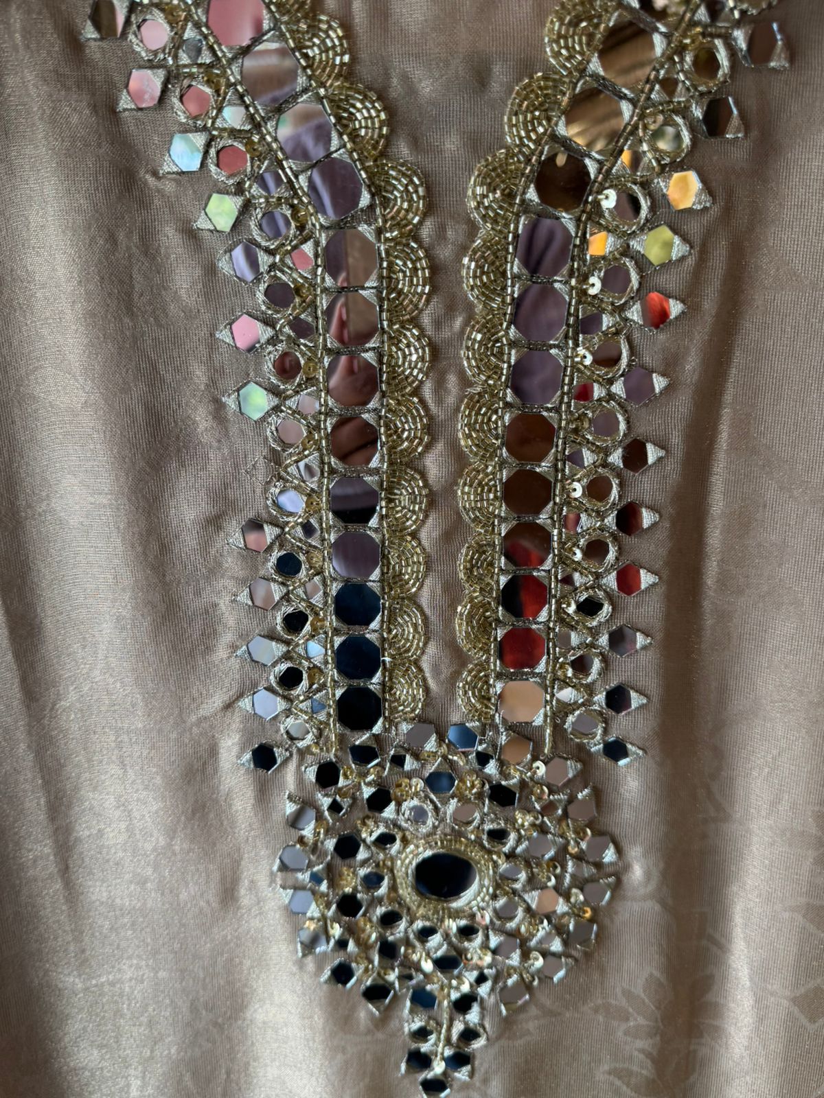 Shimmer self weaved unstitched shirt