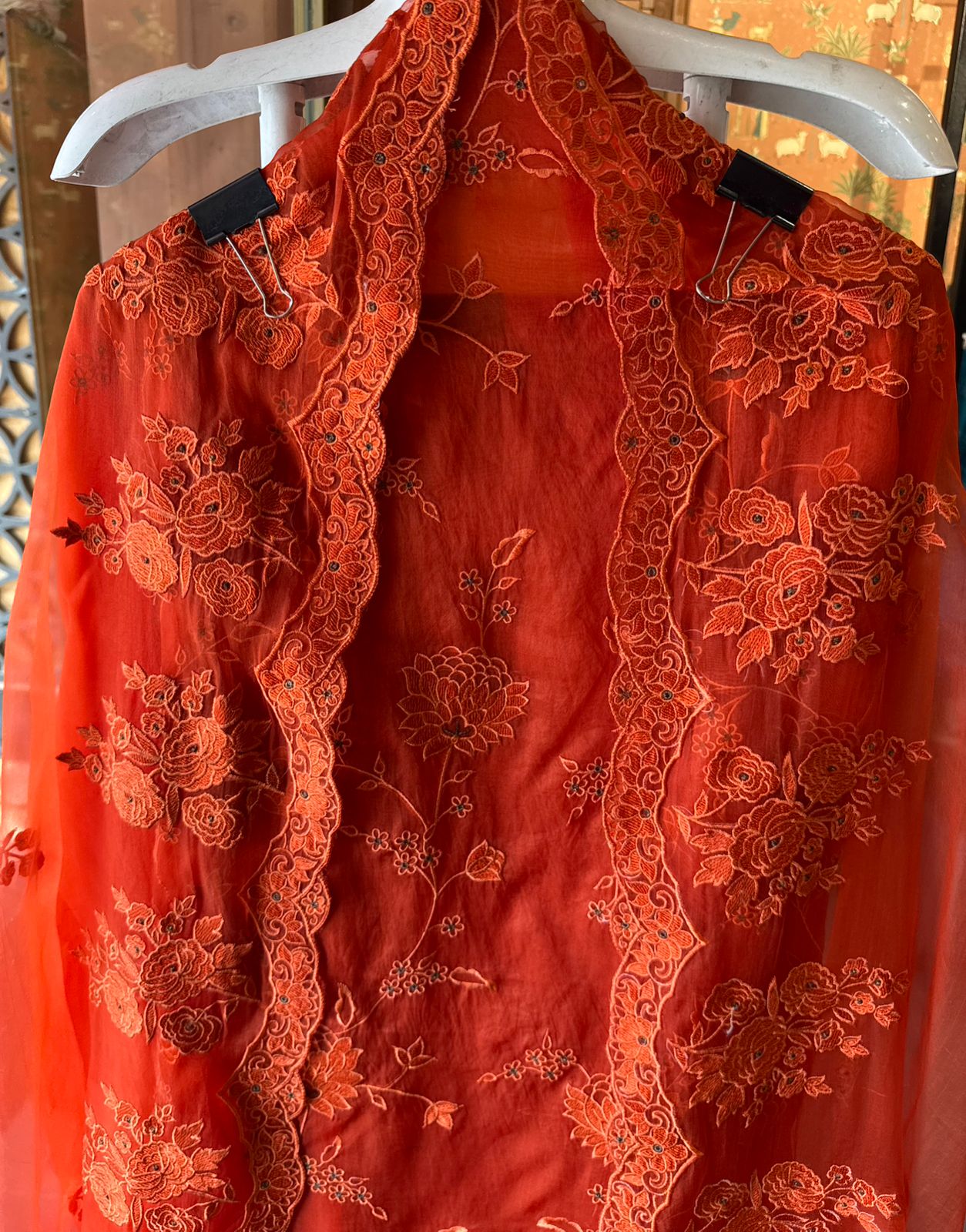 Lightweight sheer organza