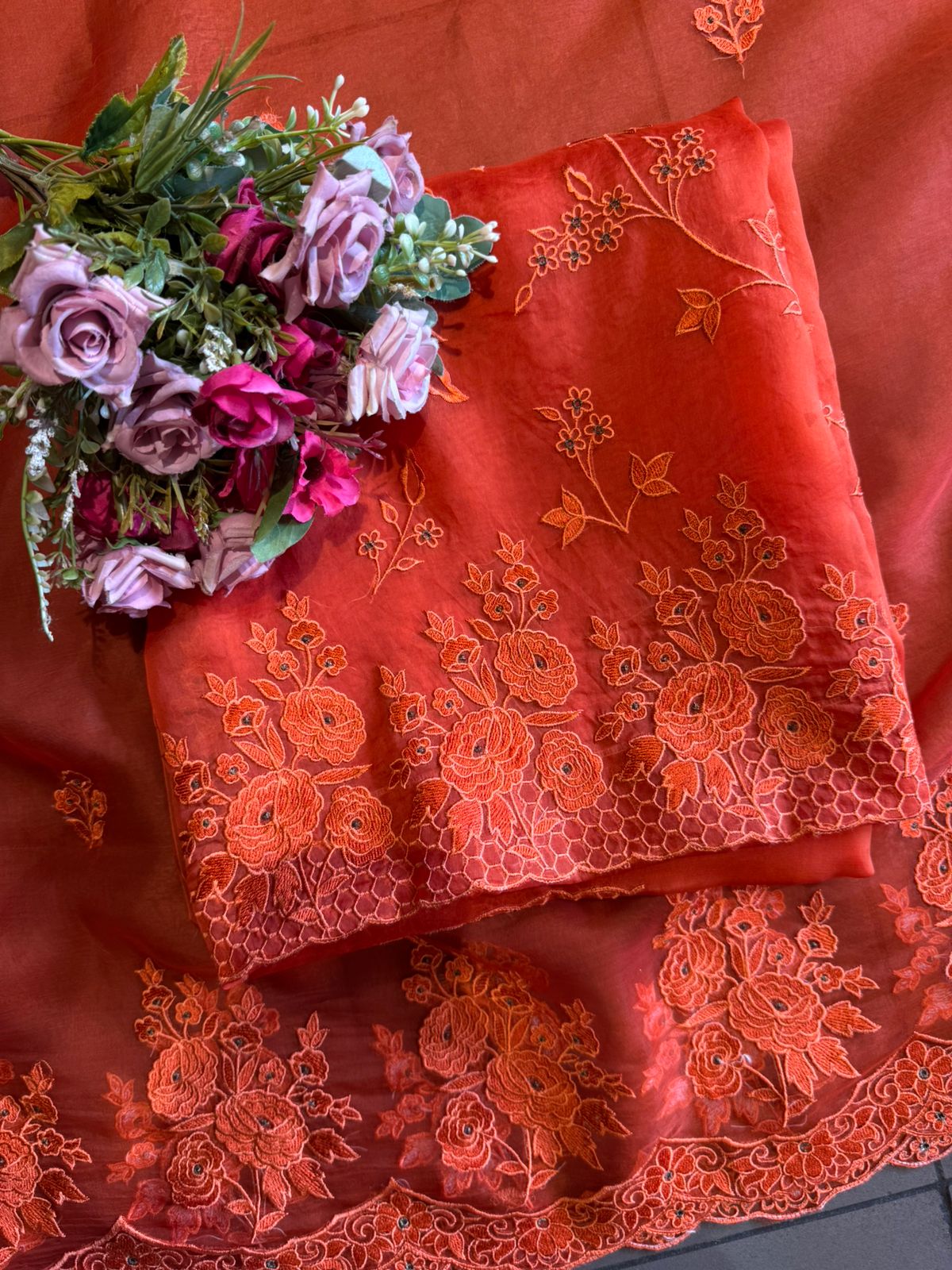 Lightweight sheer organza